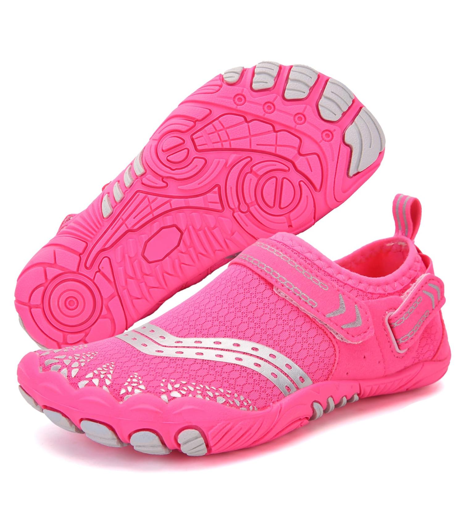 Buy Ieilulu Children's Water Shoes - Velcro Fastener - Pink Aquasque for Girls - Size 37 EU | International Shipping Available - Buy Online on GoSupps.com