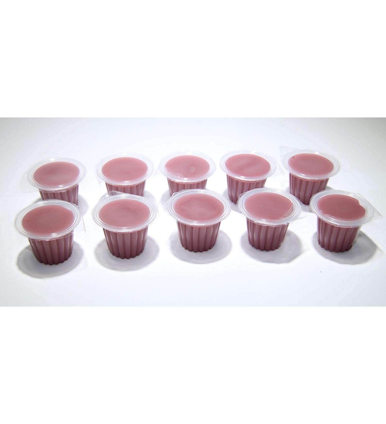 Jelly Fruit Pots Reptile Food - Protein Jelly Fruit Cups for Lizards Gecko Insects Birds Parrots - Bulk Packs (Calcium 10)
