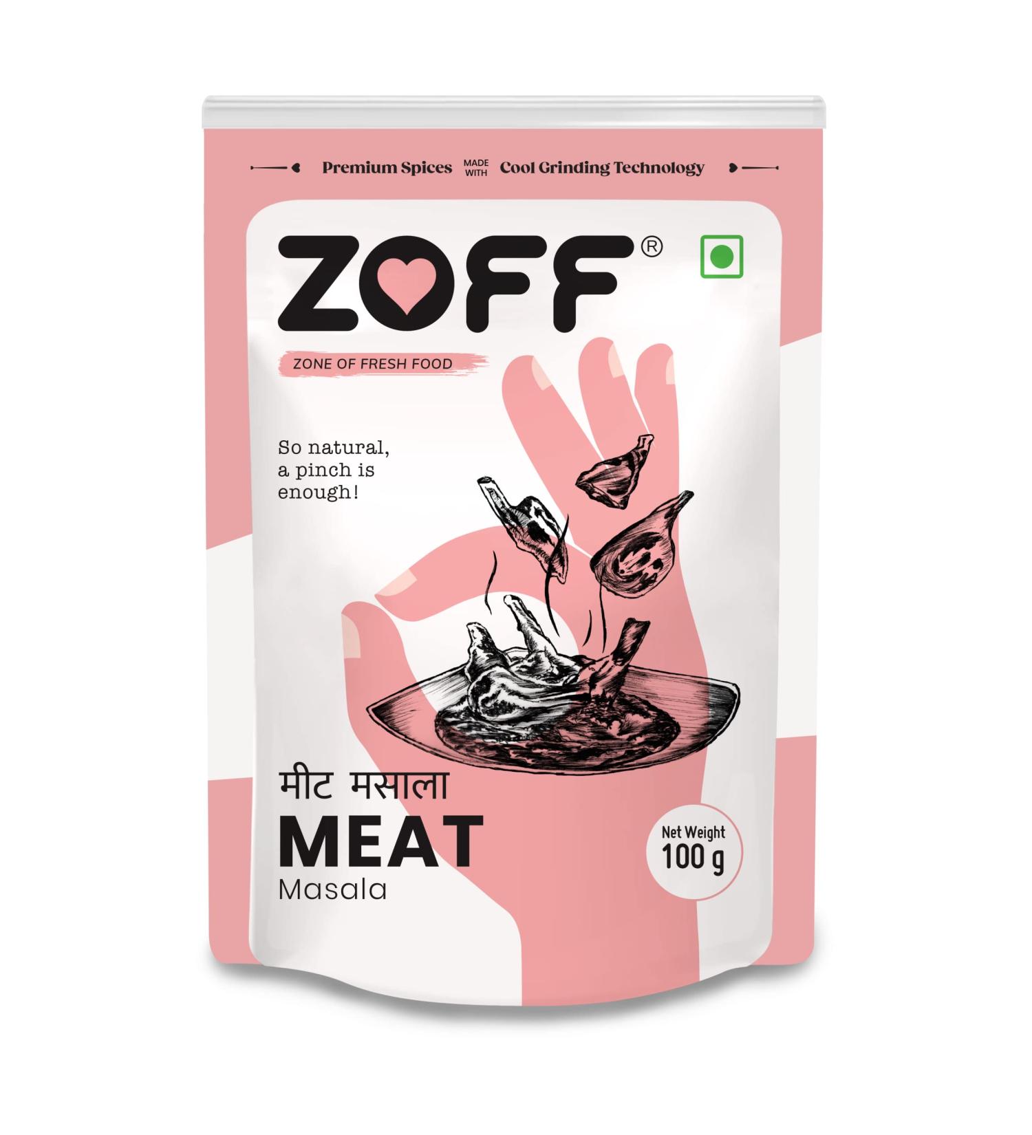 ZOFF Meat Masala (100g | 3.5oz) | All Natural | No Preservatives | No Color - Buy Online on GoSupps.com
