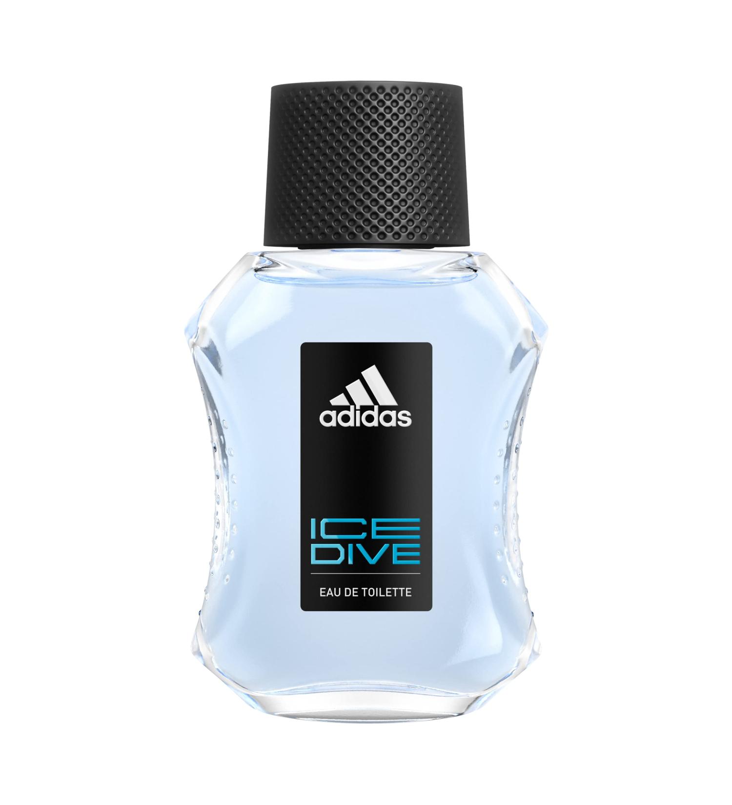 adidas Ice Dive Eau de Toilette 1.7 fl oz (Pack of 1) Notes of Lavender Sandalwood and Vanilla Men's Fragrance Long Lasting Sporty Fragrance Travel Size 1.7 Fl Oz (Pack of 1) Eau De Toilette - Buy Online on GoSupps.com
