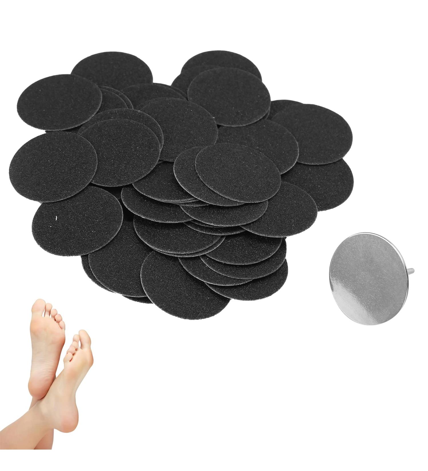 50-Pack Foot Grinder Sandpaper Slices | Pedicure Tools for Hard Skin & Cracked Heels | Replacement Accessories for Electric Callus Remover ( 35mm) - Buy Online on GoSupps.com