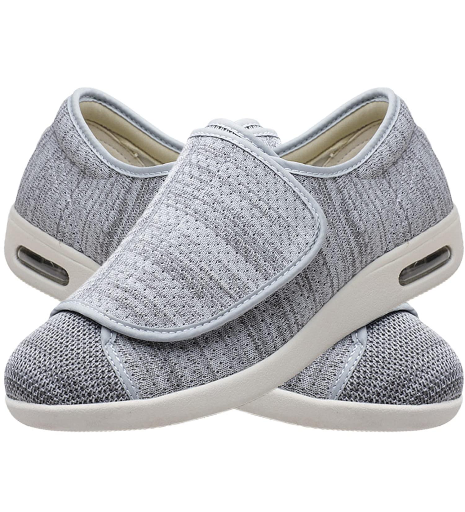 LGZY Extra Wide Width Diabetic Orthopedic Shoes with Adjustable Closure for Swollen Feet - Breathable Edema Sneakers - B 42 EU - Buy Online on GoSupps.com