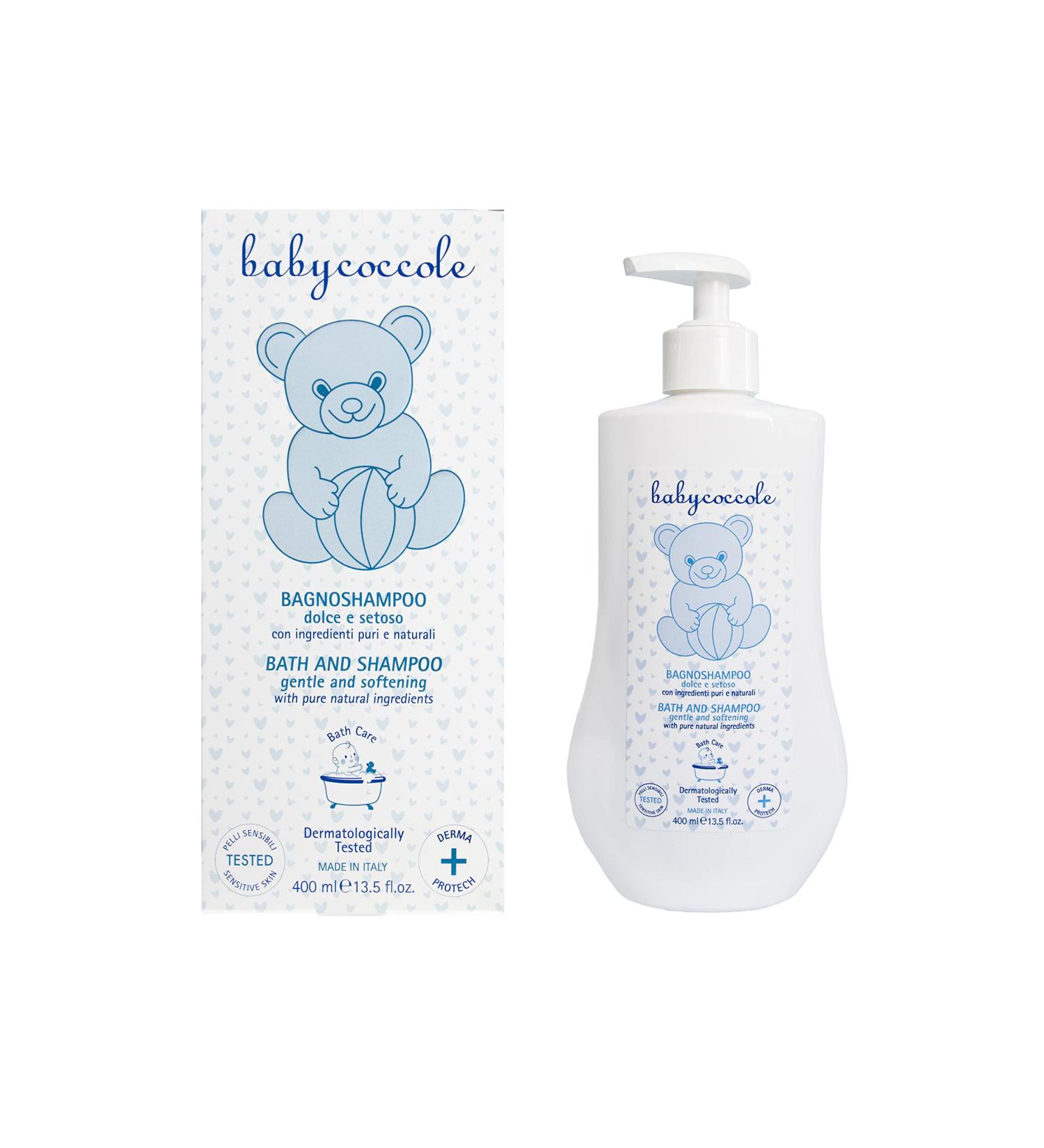  BABY COCCOLE Babycoccole gentle and silky bath and shampoo for children and newborns. With lotus flower extract and pure natural plant-based ingredients anti-tears. Dermatologically tested. 400 ml - Buy Online on GoSupps.com