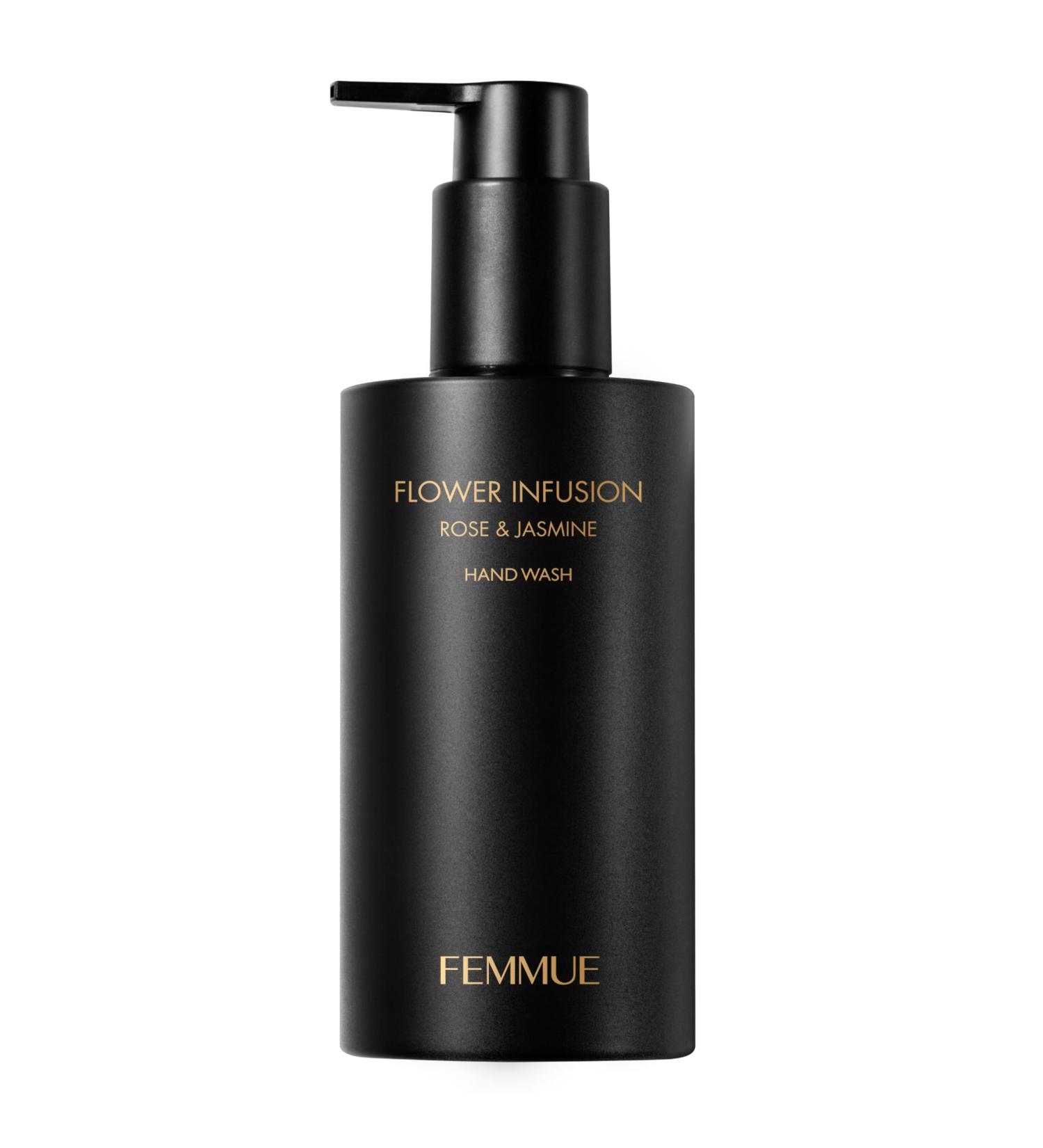 FEMMUE Flower Infusion Hand Wash - Rose & Jasmine (7.76 fl oz) | Gentle Liquid Cleanser | Hydrating & Nourishing For Soft Skin | Korean Beauty Skincare - Buy Online on GoSupps.com