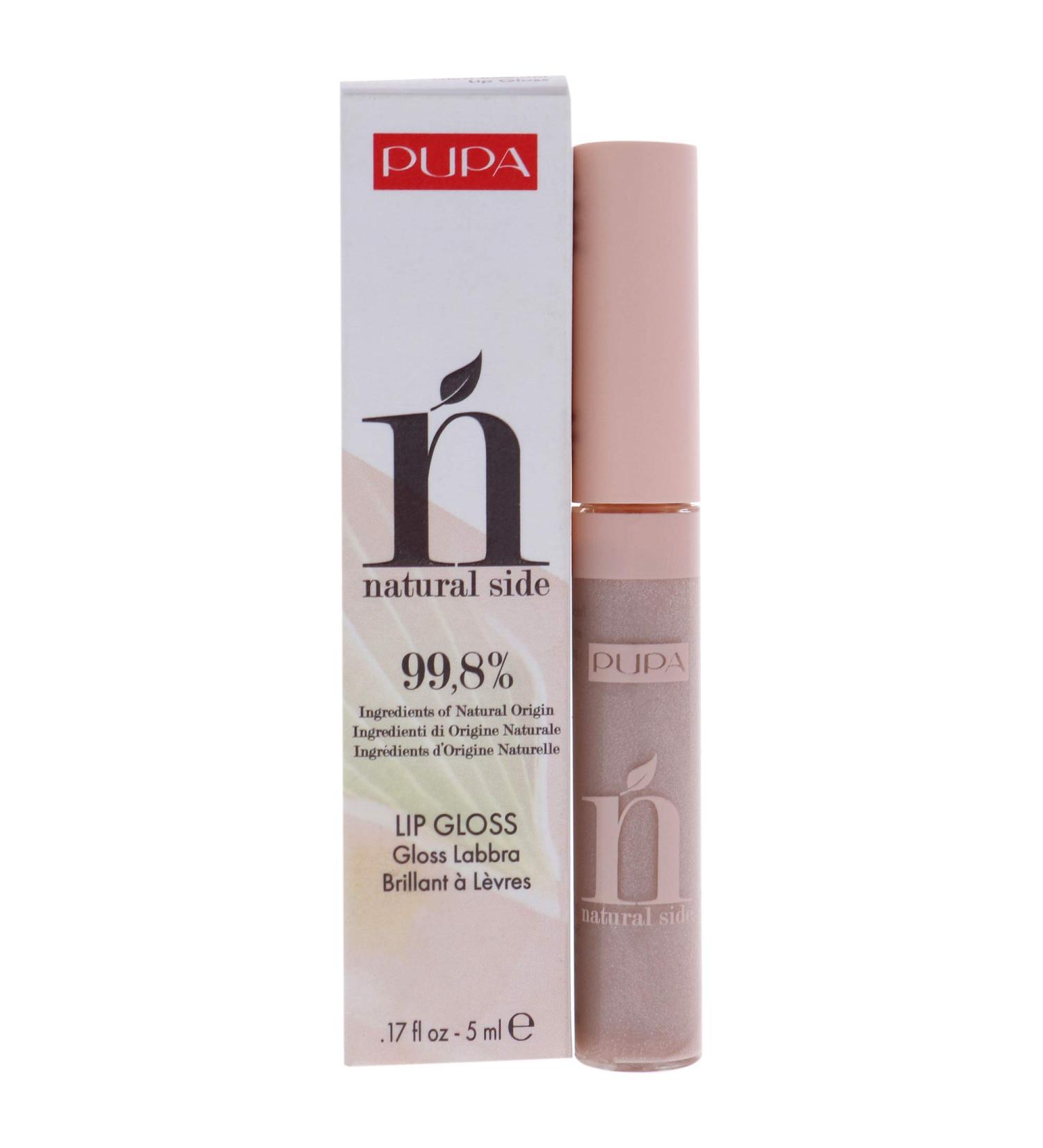 Pupa Milano Natural Side Lipgloss 001 Light Rose - Women's 4.8g | Shop Internationally - Buy Online on GoSupps.com