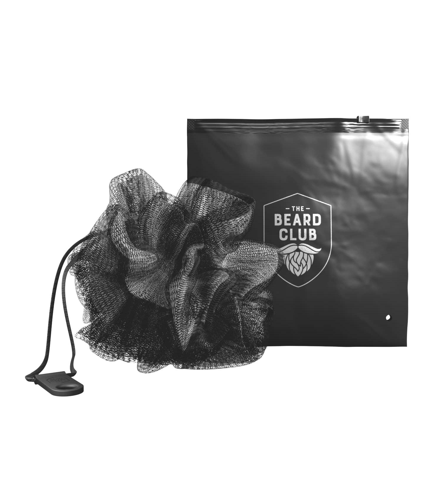 Beard Club Premium Exfoliating Loofah Sponge for Men and Women - Large Shower Body Scrubber for Luxurious Skin Care - Durable Bath Pouf in Stylish Design - Buy Online on GoSupps.com