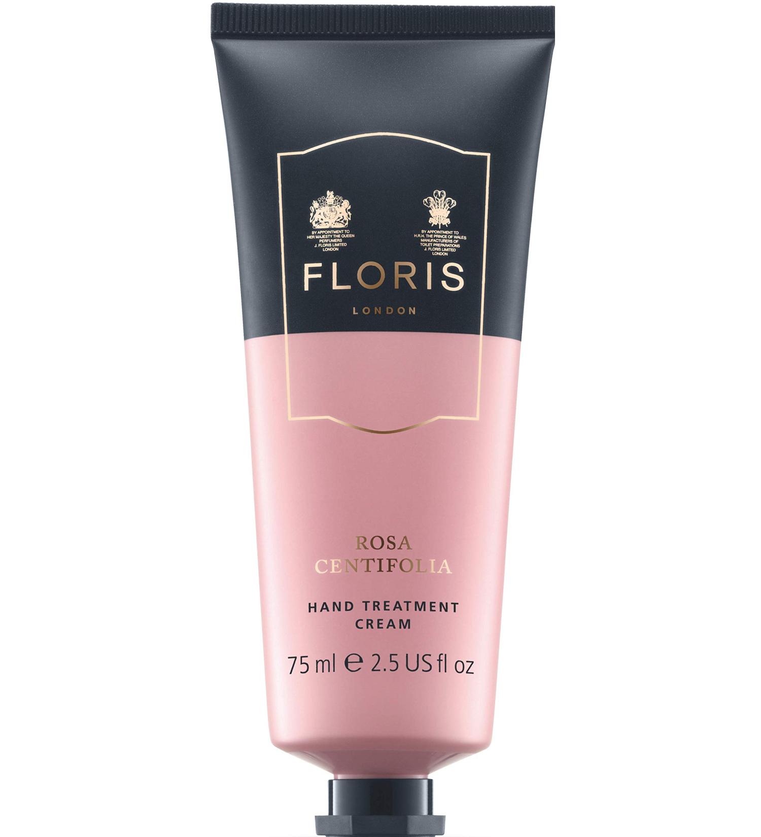 Floris Rosa Centifolia Hand Treatment Cream 75ml - Luxury Hydrating Cream for Soft Hands | International Shipping Available - Buy Online on GoSupps.com