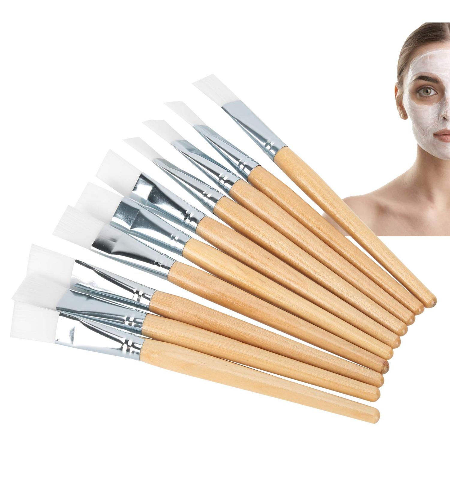 Face Mask Brush Facial Mask Brushes Face Mask Applicator Soft Hair Waterproof Mud Applicator DIY Skin Care Tool with Wooden Handle Suitable for Beauty Salons DIY Facial Masks at Home - Buy Online on GoSupps.com