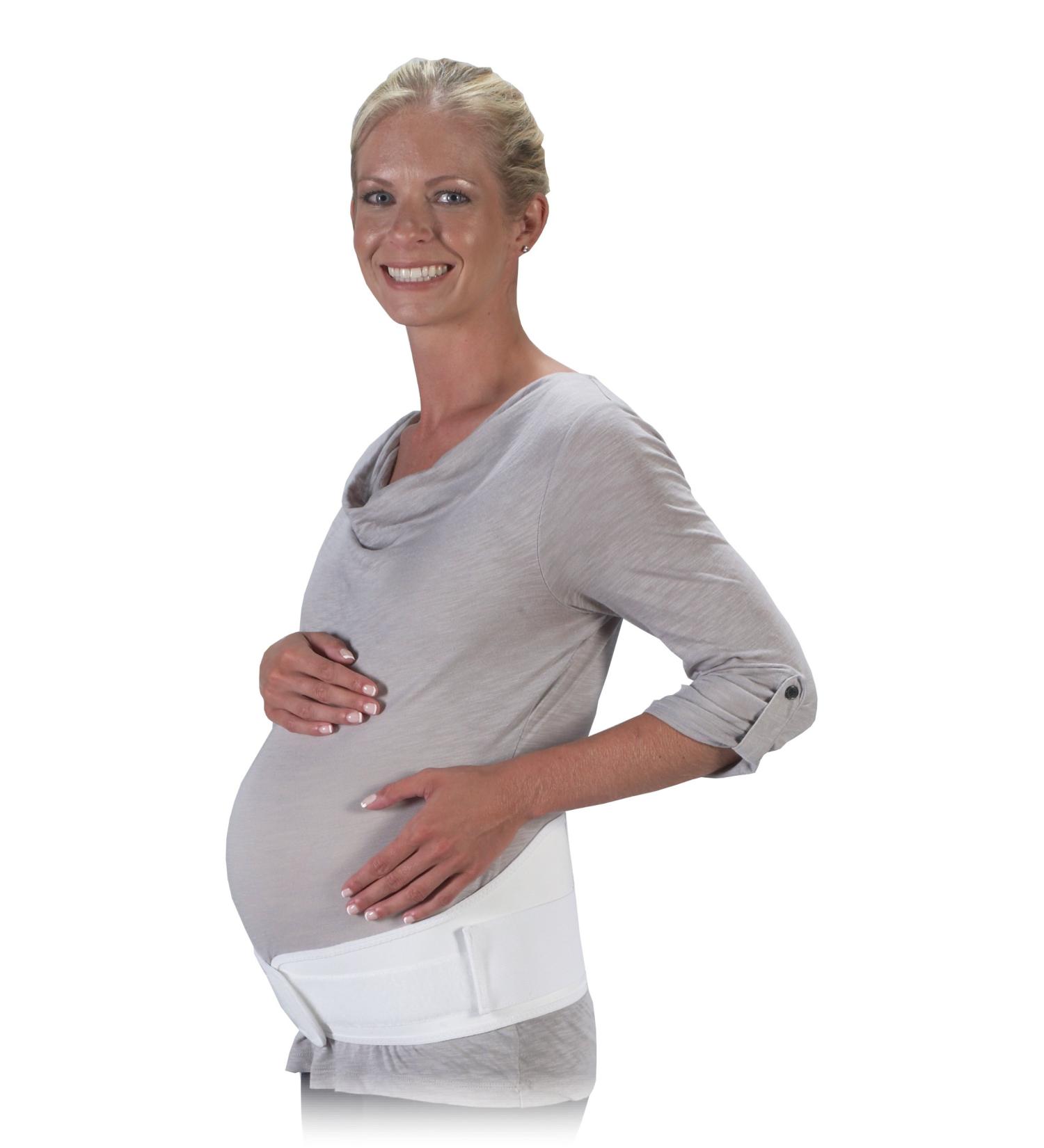 8 Inch Woven Maternity Support White Large