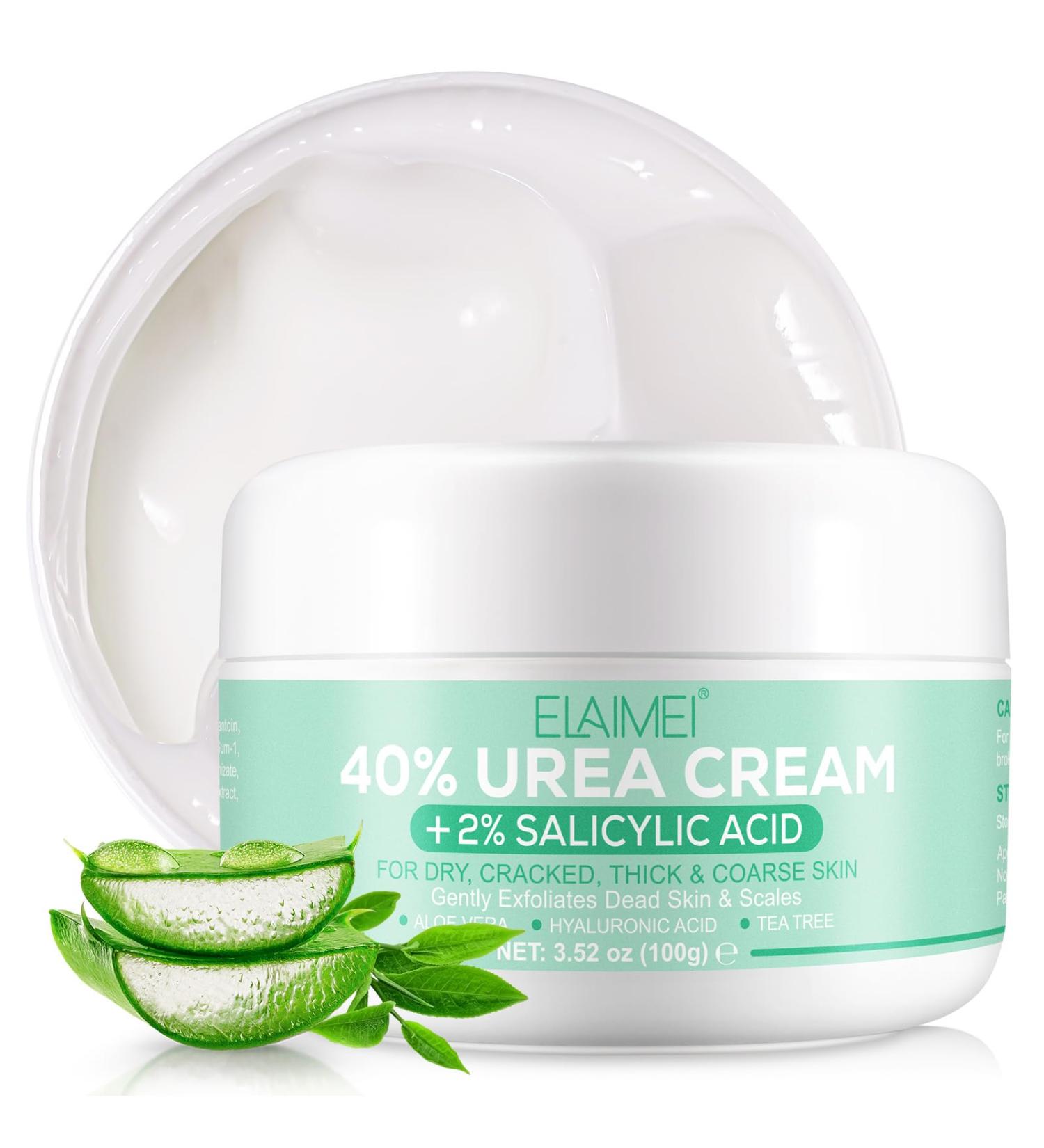 Urea Foot Cream 40 Percent for Feet Cracked Heel Repair Cream for Cracked Heels and Dry Skin Deep Moisturizing Urea Cream Callus Remover Nourishes Soften for Feet Knees Hand - Buy Online on GoSupps.com