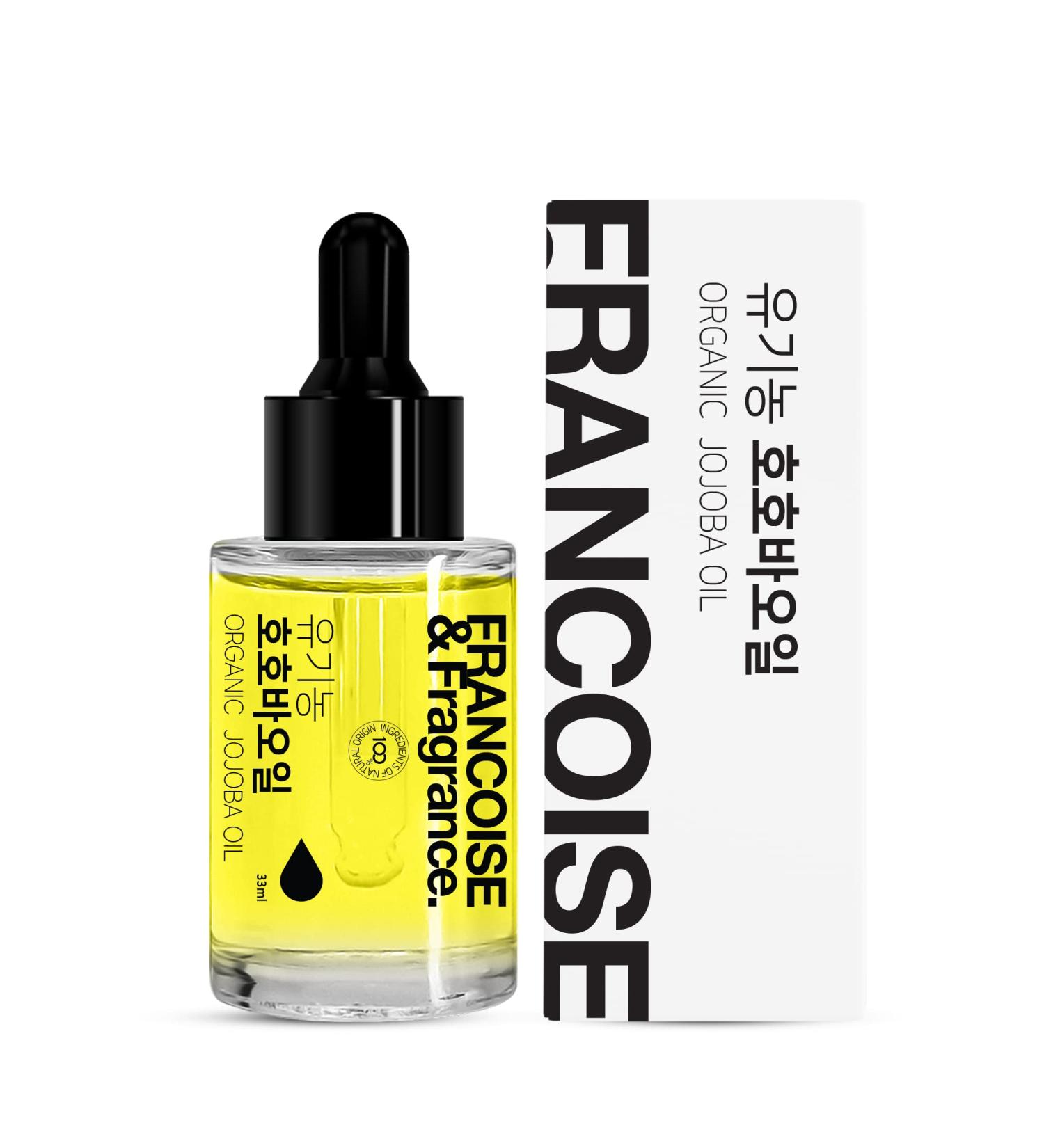 Francoise K-Beauty 100% Pure Cold Pressed Jojoba Oil - Organic Moisturizing & Itchy Relief for Eczema & Sensitive Skin (1 fl oz - Buy Online on GoSupps.com