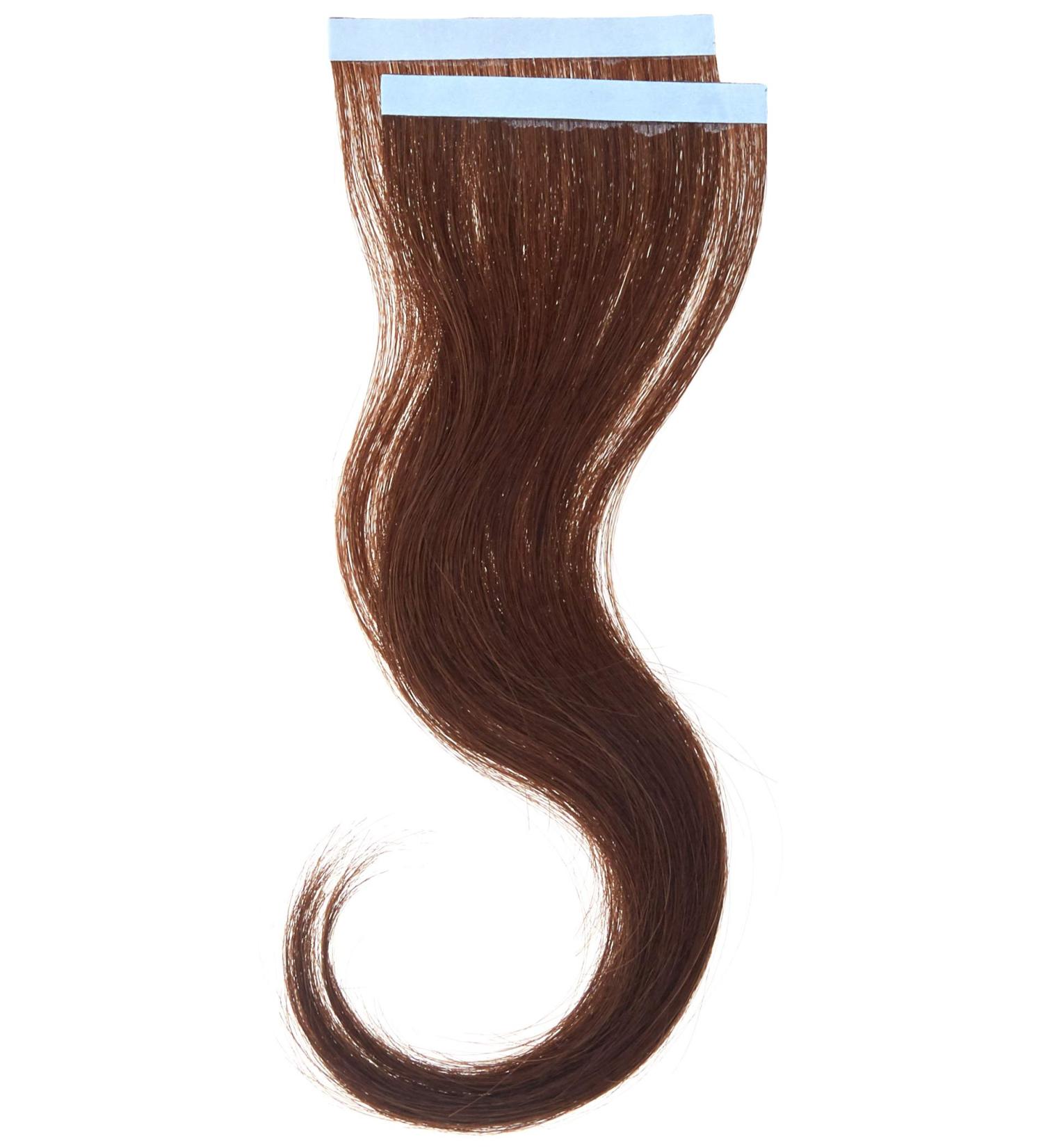 Balmain Tape+Clip Extensions Human Hair 2 Pieces Shade L5 Length 25 Cm L5 Chocolate Brown 25.4 cm (10 Inches)