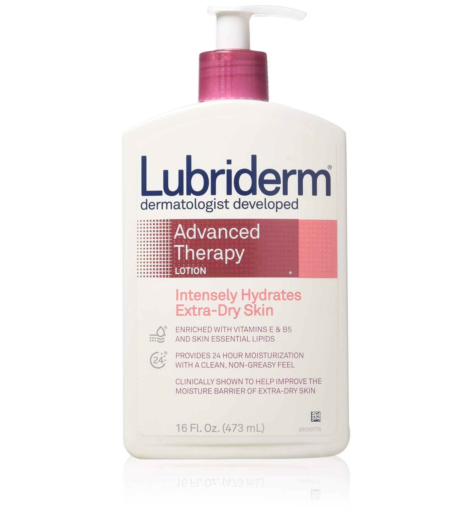 Lubriderm Advanced Therapy Moisturizing Lotion 16oz - Pack of 3 for Extra-Dry Skin - Buy Online on GoSupps.com