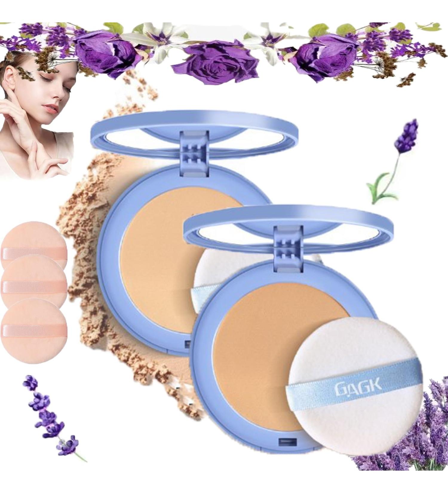 Matte Wet and Dry Powder GAGK Matte Perfection Pressed Powder Chilllab Lavender Matte Powder GAGK Lasting Waterproof Makeup Oil Control Powder for Oily Skin Loose Setting Powder Makeup(02+03) - Buy Online on GoSupps.com