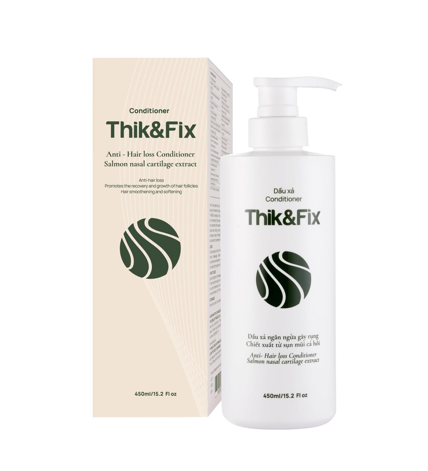 Thik&Fix Hair Thickening & Growth Conditioner - Effective Treatment for Women's Hair Loss | 15.2 fl oz | Restore Hair Cycle - Buy Online on GoSupps.com