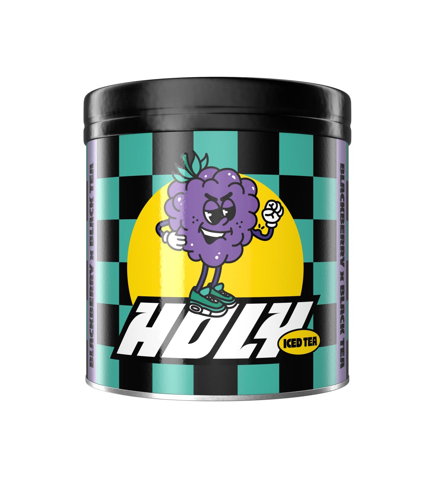 HOLY Iced Tea Blackberry x Black Tea | 50 portions with antioxidants & superfoods | Sugar-free iced tea with Relax formula | Vegan with 100% natural fruit flavours Blackberry 350 g (Pack of 1) - Buy Online on GoSupps.com