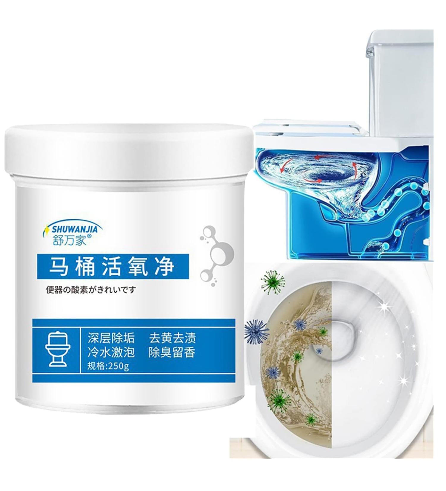 Toilet Active Oxygen Agent Touch Free Fizzy Foam Toilet Cleaner Splash Toilet Cleaner Foaming Powder Easy To Help You Solve In Toilet Cleaning No Peculiar Smell (1PC) - Buy Online on GoSupps.com