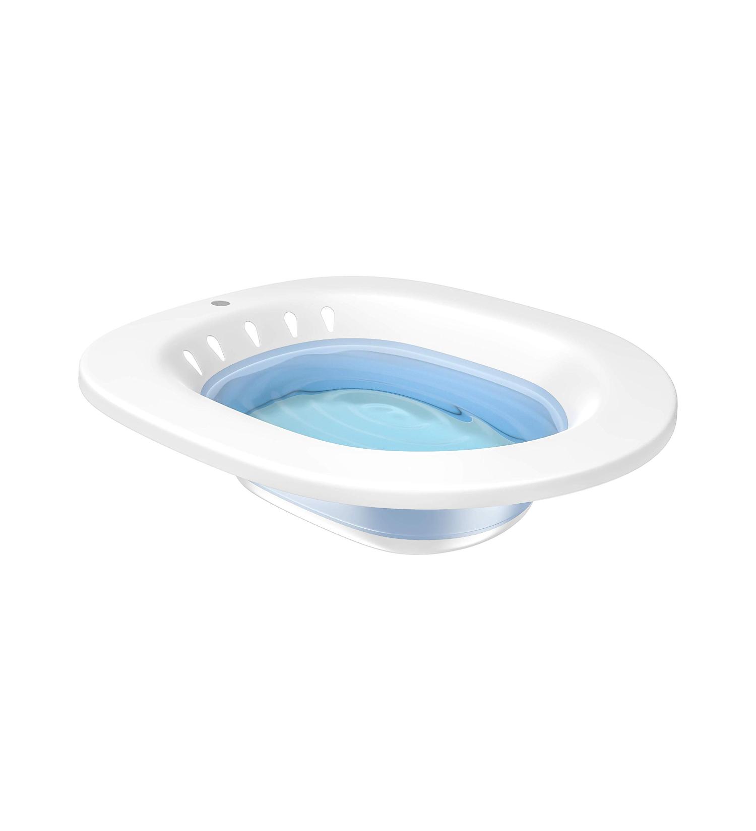 Kadra Sitz Bath With Storage Hook - Postpartum and Hemorrhoid Relief Kit - Buy Online on GoSupps.com