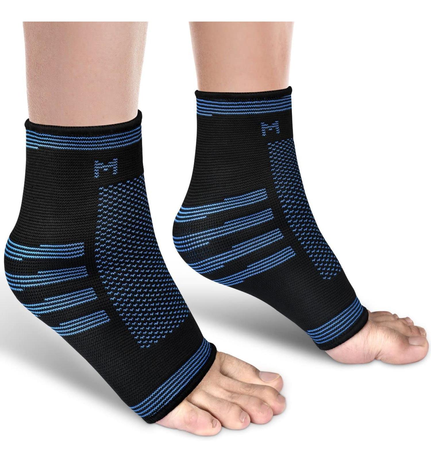 Amorux Medium Ankle Support Brace - Plantar Fasciitis Relief for Men and Women - Buy Online on GoSupps.com