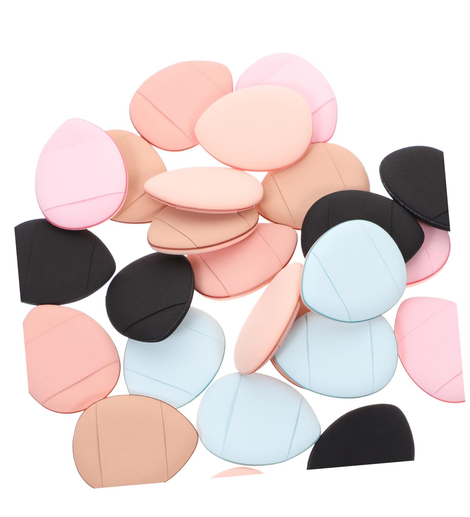  Gogogmee 25 Pieces Mini Powder Puff with Finger-Shaped Band Compact Versatile for Foundation Concealer Isolating Cream Suitable for Daily Professional Use - Buy Online on GoSupps.com