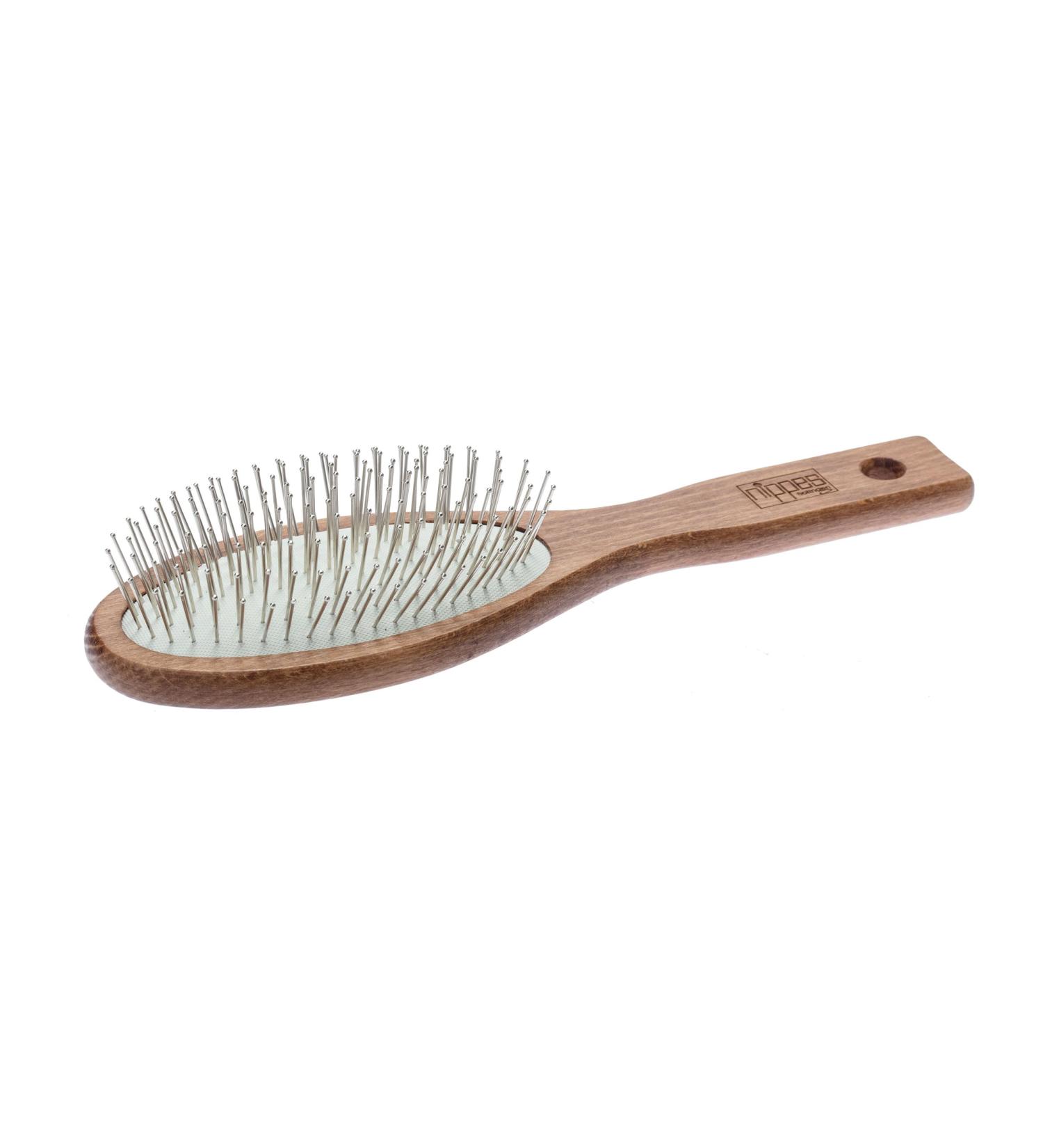 Nippes Solingen Pneumatik-Haarbrush |The metal pencils glide through the hair and help to solve knots and complications |Precise and even brushes |Big oval pneumatics |Metal Stife |Oval