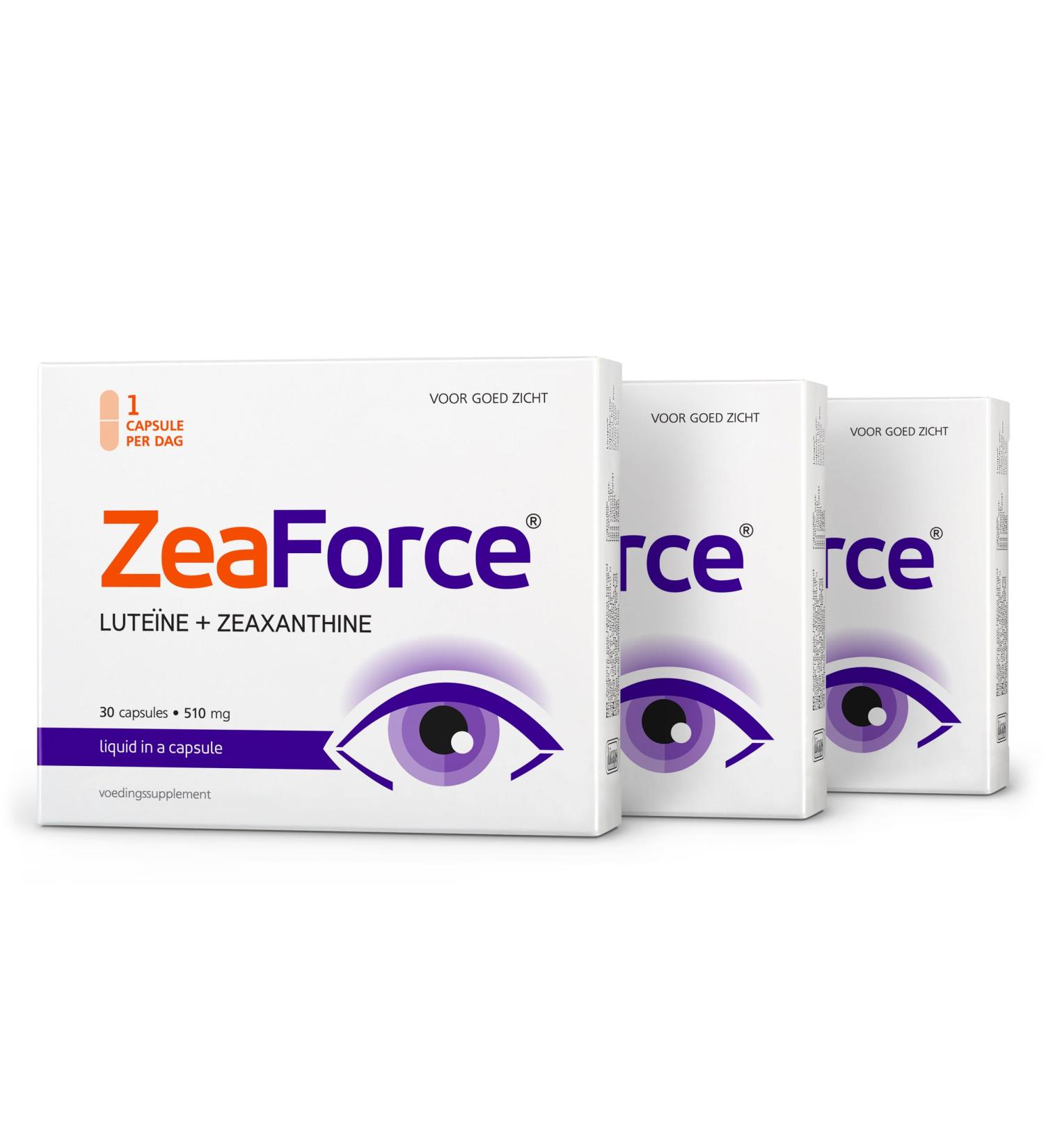 ZeaForce Achieve Perfect Vision Daily with Just 1 Capsule | Concentrated Formula for Optimal Eye Health - Buy Online on GoSupps.com