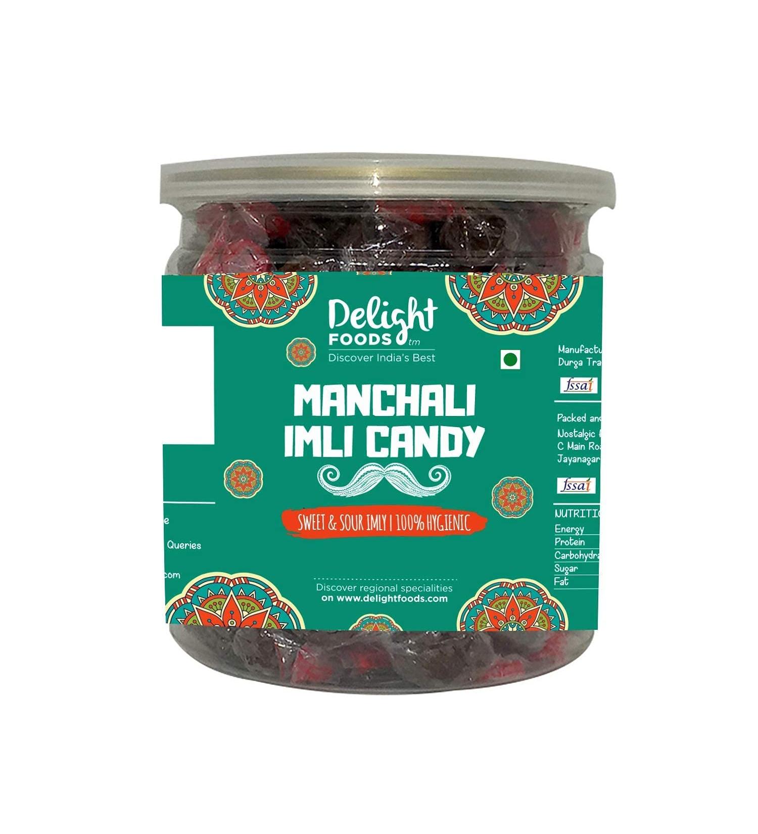 Delight Foods Manchali Imli Candy - 300gm (Set of 3 x 100gm)_Packing May Vary