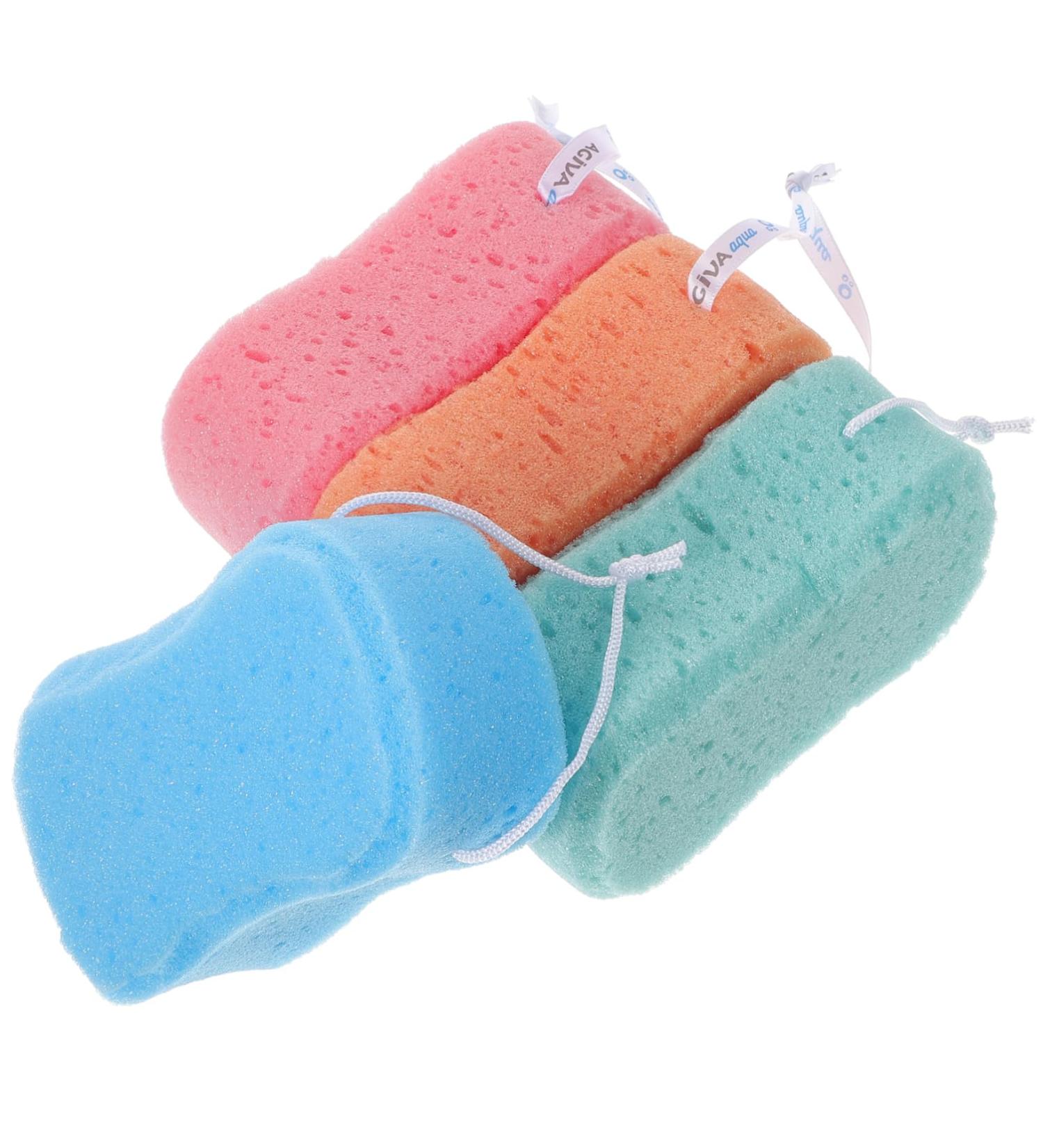 8pcs Sponge on a Rope Exfoliating Body Loofah - Kids & Men Bath Accessories Scrubber & Shower Sponge - Buy Online on GoSupps.com