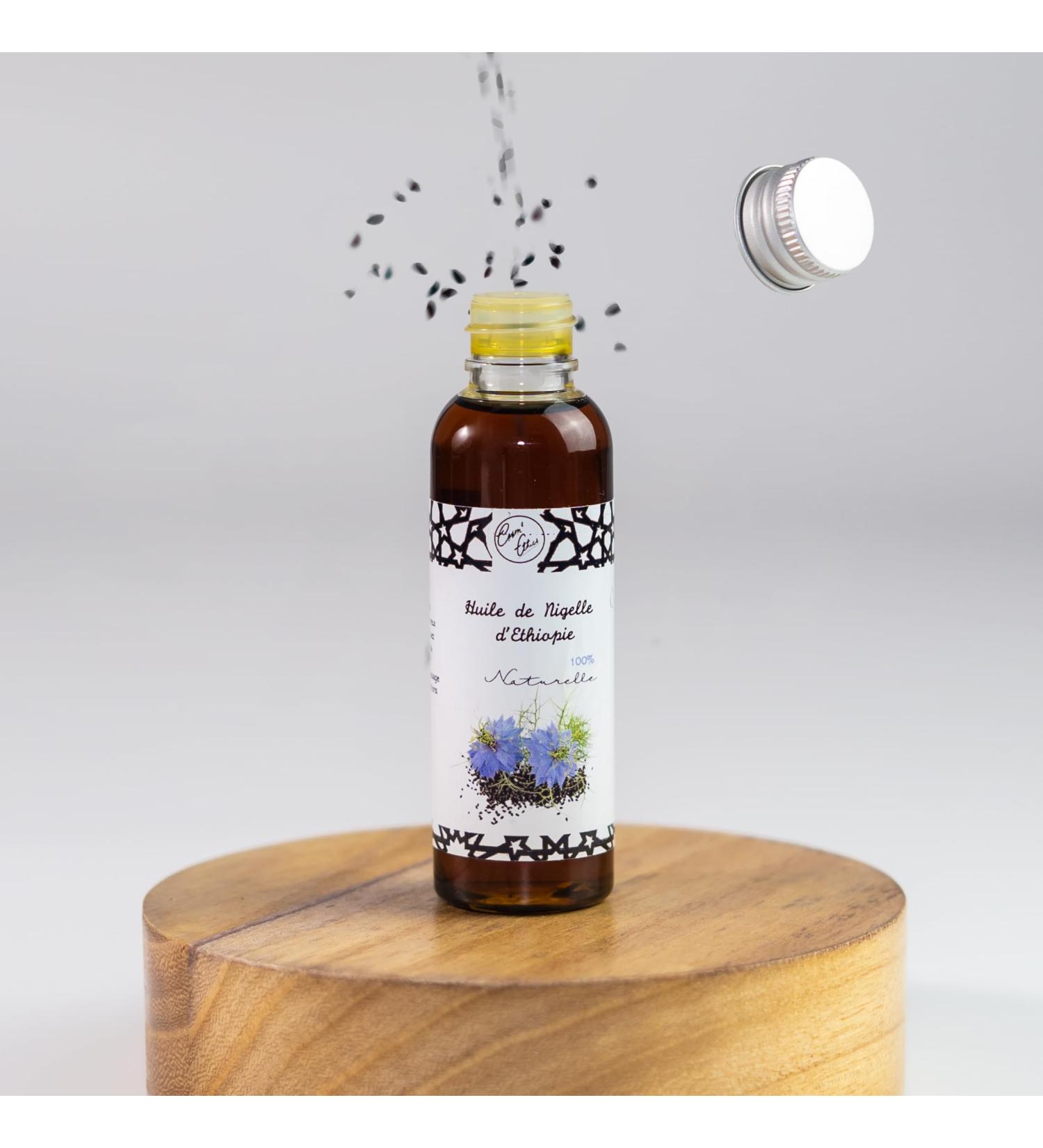 Ethiopian Nigella Oil 60 ml Cosm'Ethics® • 100% Natural Cold Pressed • Cosmetic and Food Quality