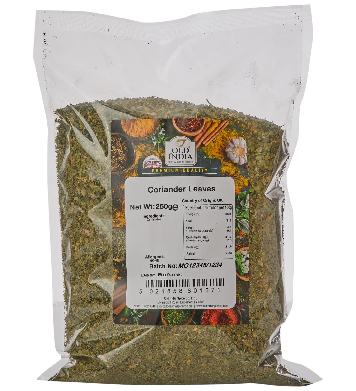 Old India Coriander Leaves 250g - Fresh and Aromatic (Pack of 1) - Buy Online on GoSupps.com