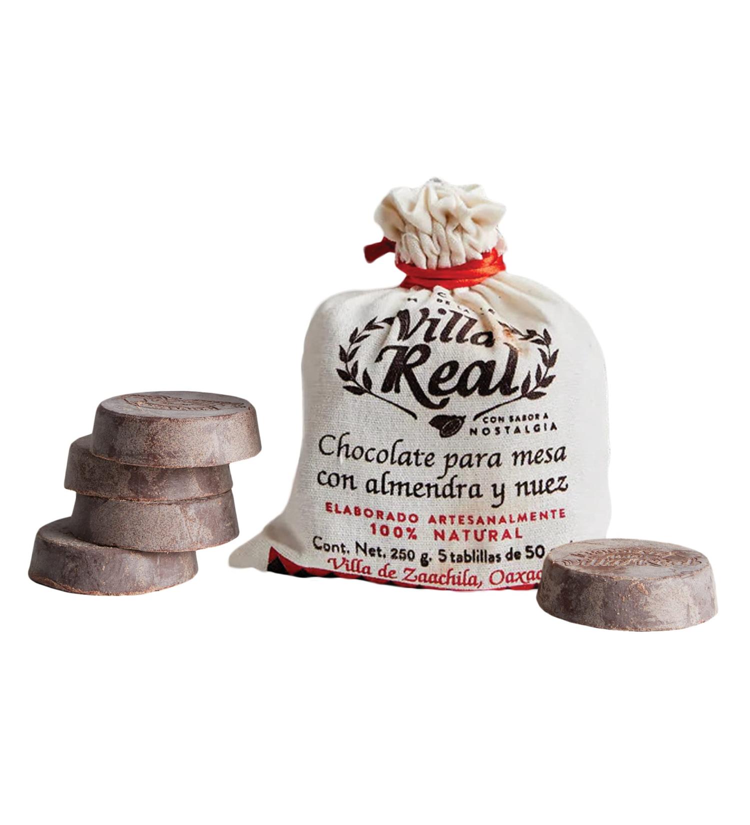 Verve CULTURE Mexican Hot Chocolate Discs- Dairy Free Vegan Gourmet Spicy Blend- Almond & Walnut Flavored- 250g Bag- 5 Discs- Pack of 5 - Buy Online on GoSupps.com