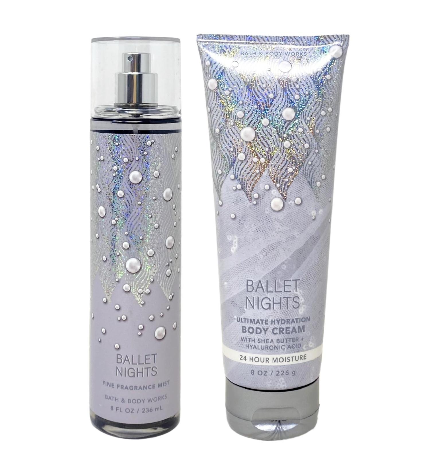 Buy Ballet Nights Duo Set - Bath and Body Works | Fragrance Mist & Body Cream - Full Size Grey - International Shipping Available - Buy Online on GoSupps.com