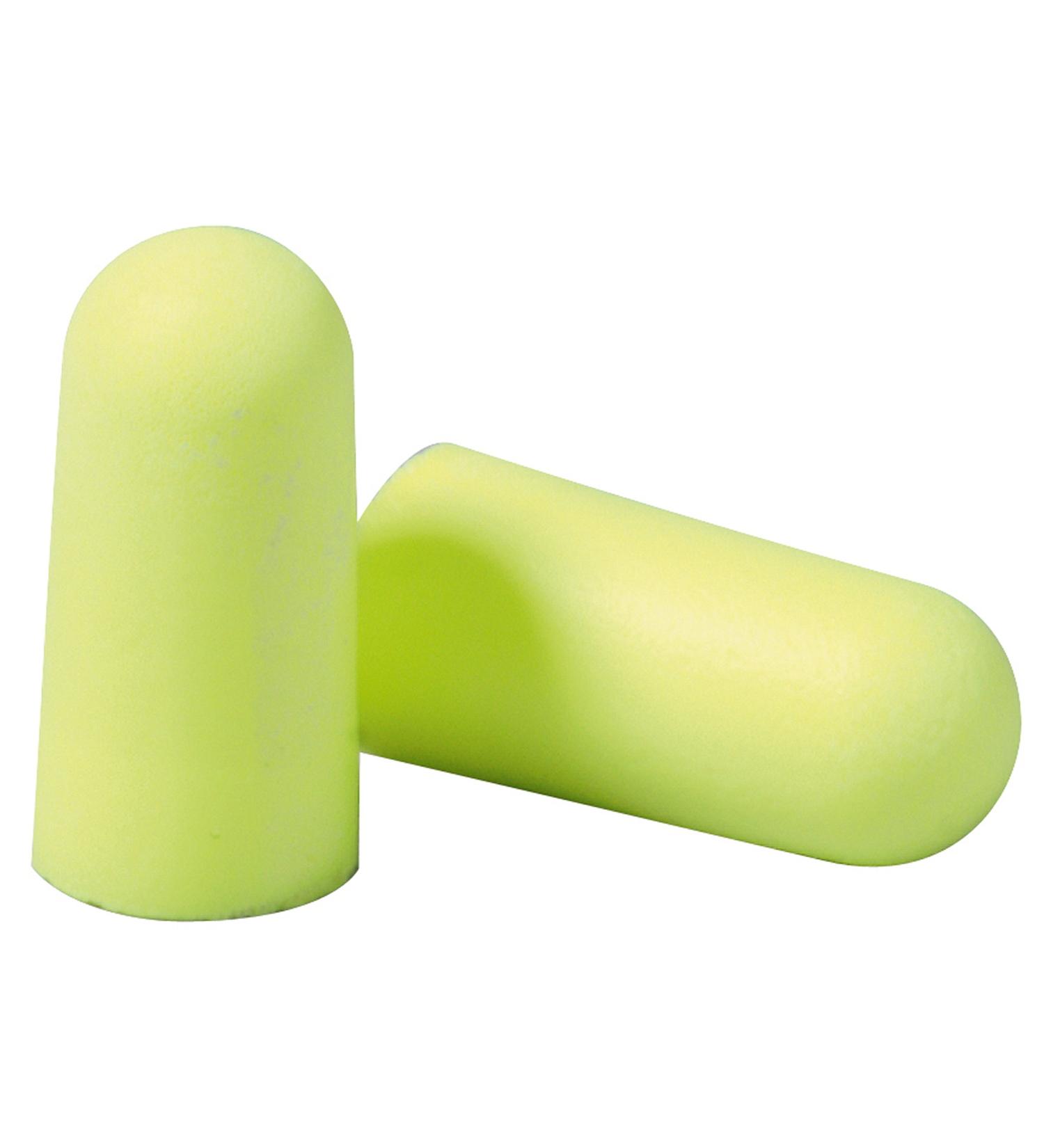3M E-A-Rsoft 310-1250 Yellow Medium Polyurethane Foam Disposable Uncorded Cone Ear Plugs - 33 dB NRR - Pillow Pack - 70071515111 PRICE is per PAIR