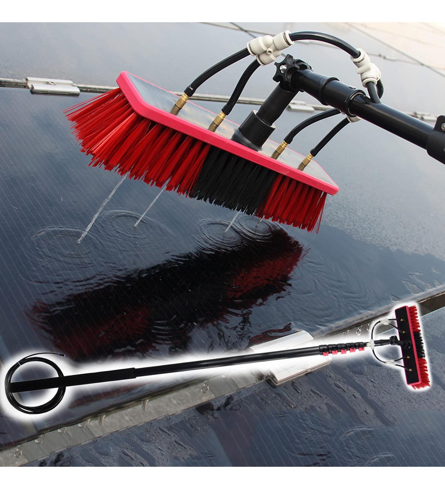 Window Cleaning Rod Water-Bearing Telescopic Rod Window Cleaner with Telescopic Handle for Window Glass Wall photovoltaic Panel Cleaning 20FT/6M - Buy Online on GoSupps.com