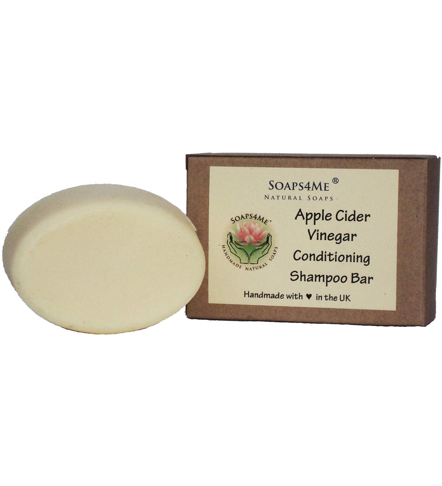 ATTIS Handmade Apple Cider Vinegar Conditioning Shampoo Bar | with Kaolin Clay | Almond Oil | Shea Butter | Sulfate Free | Aloe Vera gel | For Men & Women | Vegan