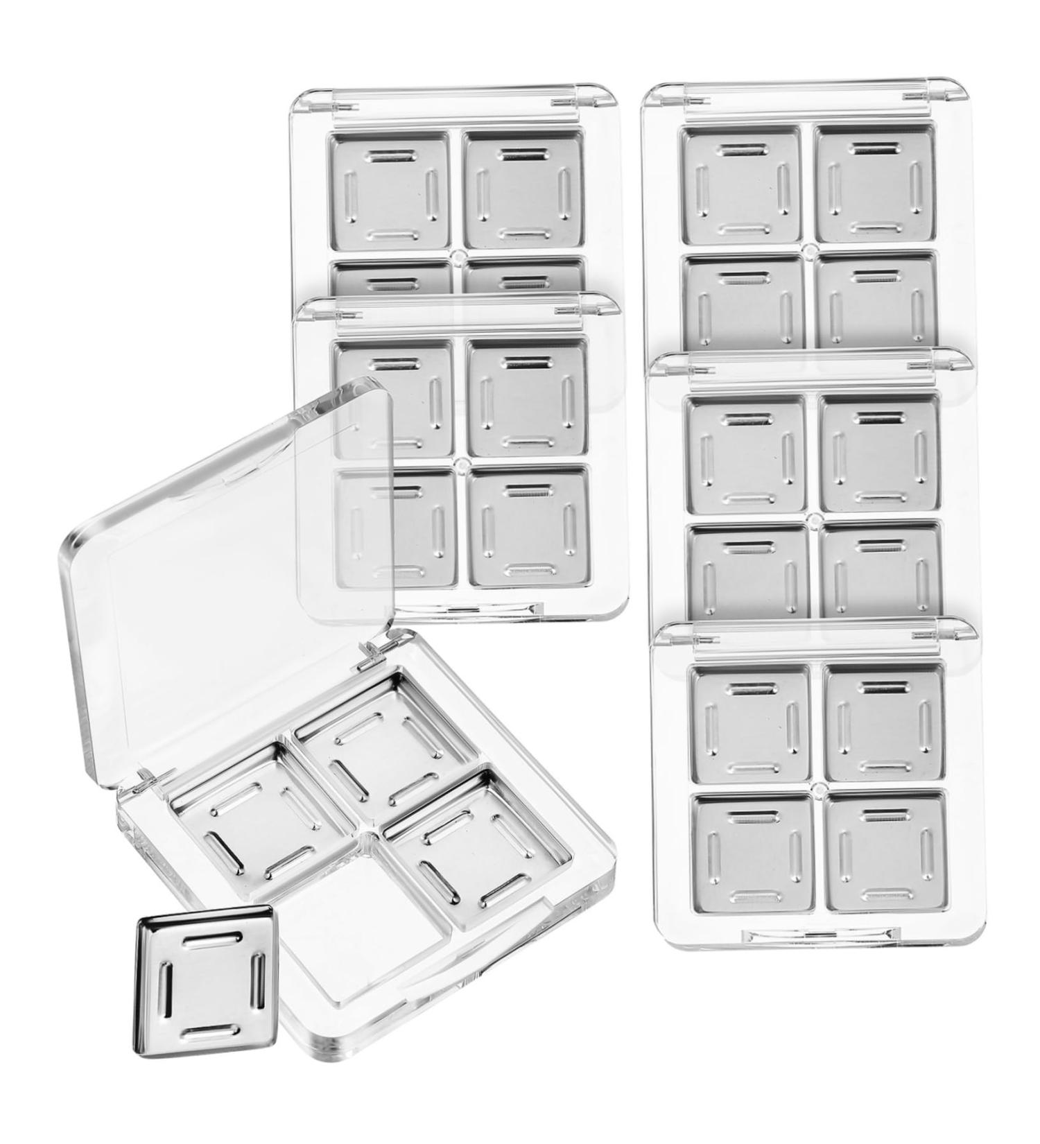 Outanaya 6 Pcs Transparent Square Eye Shadow Box DIY Eye Shadow Palette Empty Makeup Palette Plastic - Buy Online on GoSupps.com
