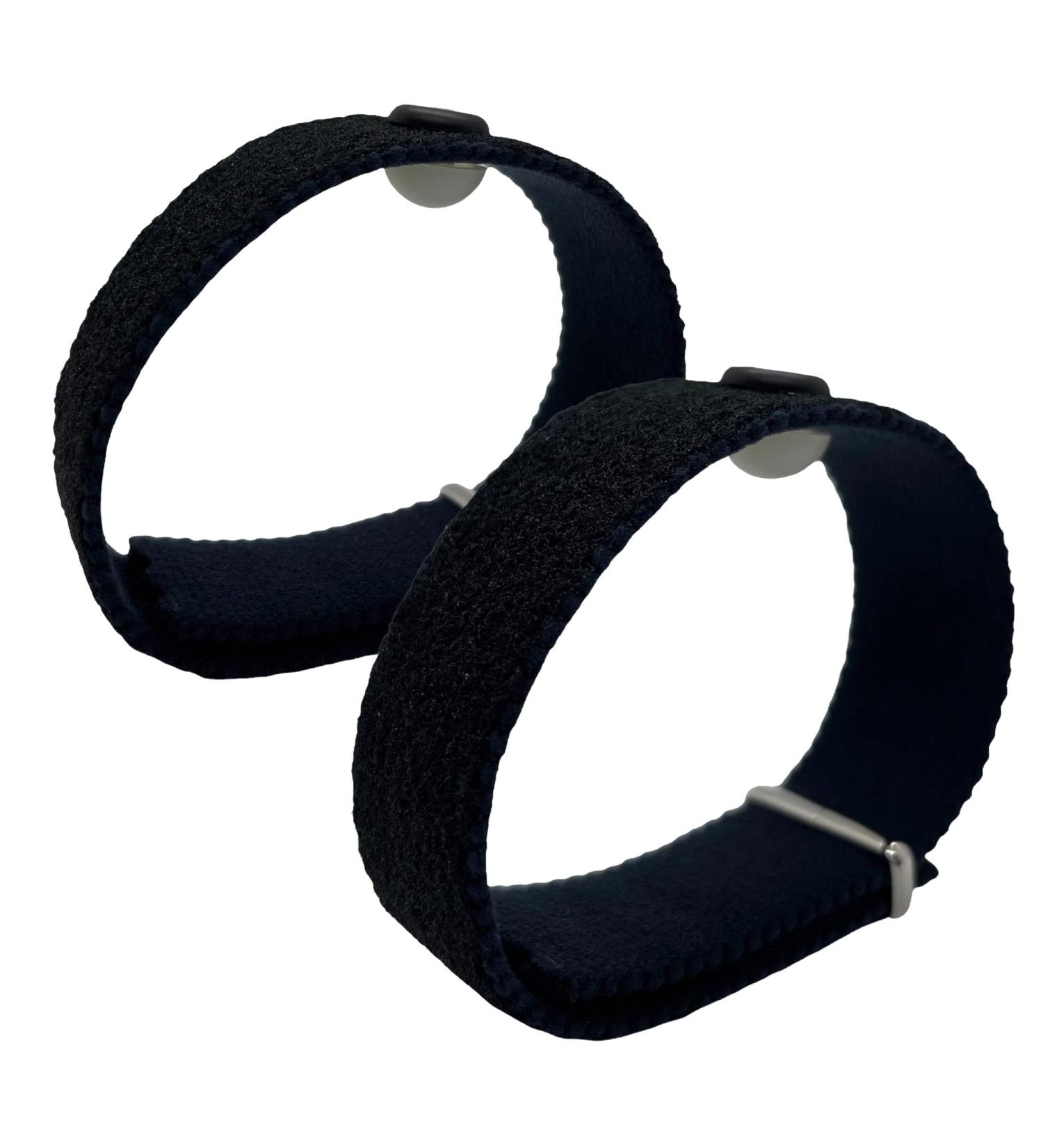 Acupressure Anti-Nausea Wristbands (Pair) - Black for Medium/Average Adults | Effective Relief for Motion Sickness - Buy Online on GoSupps.com
