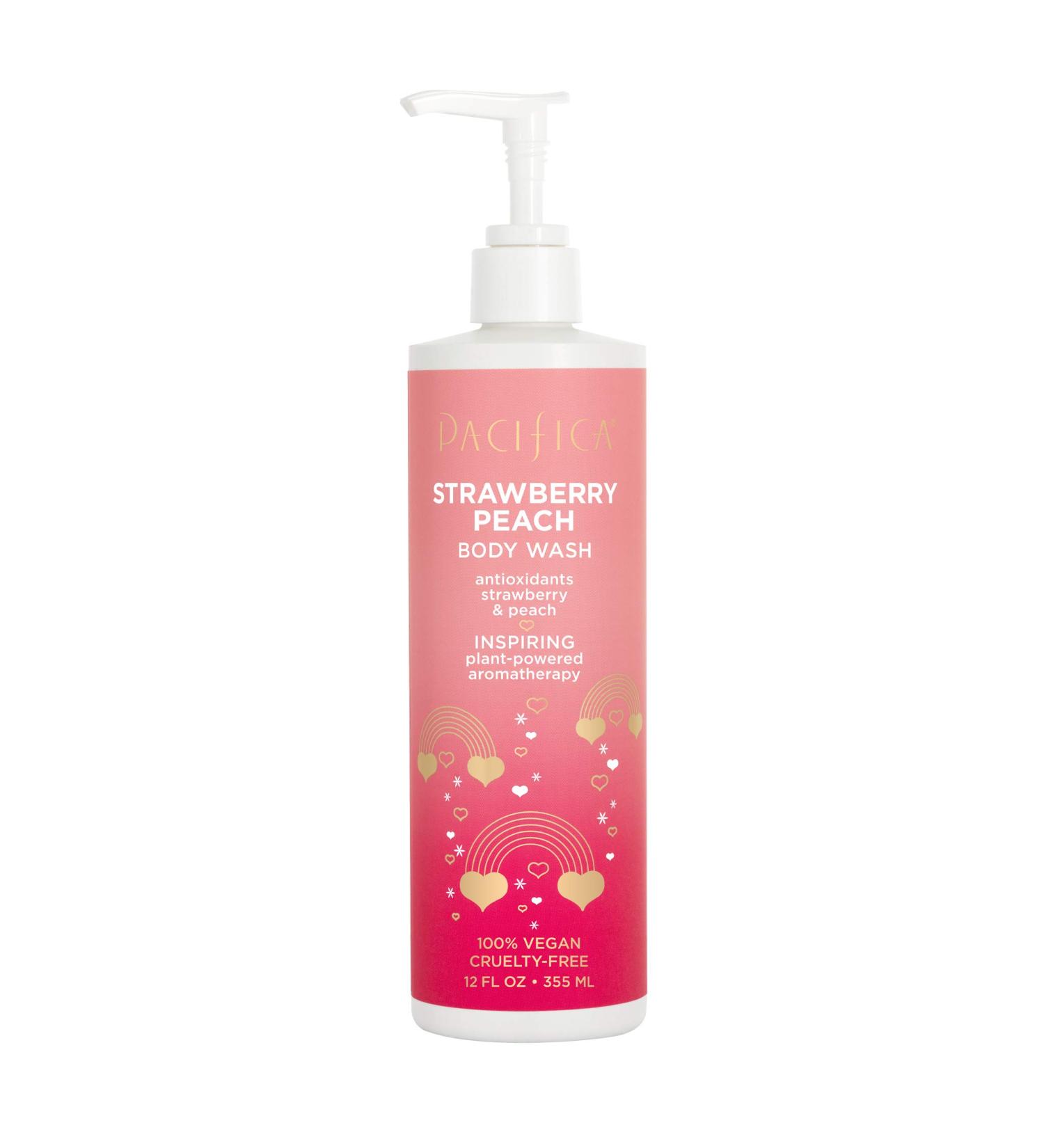 Pacifica Strawberry Peach Body Wash - 12 Fl Oz - Buy Online on GoSupps.com