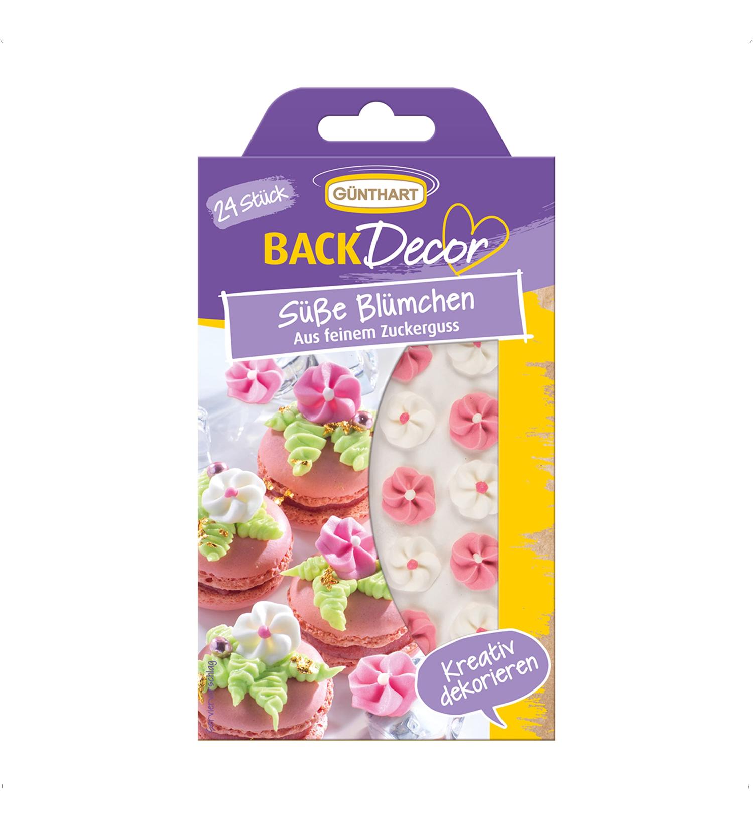 G nthart BackDecor Sugar Flowers Pink & White Edible Decorations for Baking - Buy Online on GoSupps.com