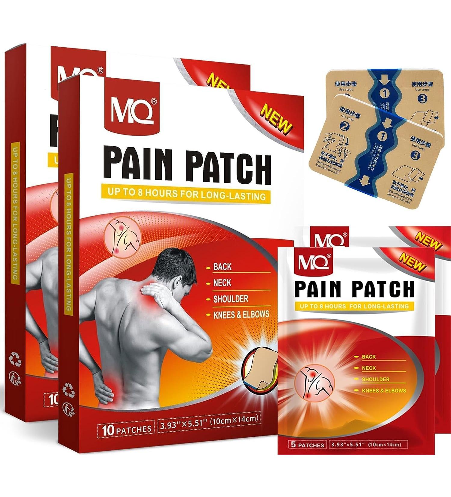20-Piece Pain Relief Warm Patch Set - Effective Whole Body Relief for Back & Neck - Buy Online on GoSupps.com