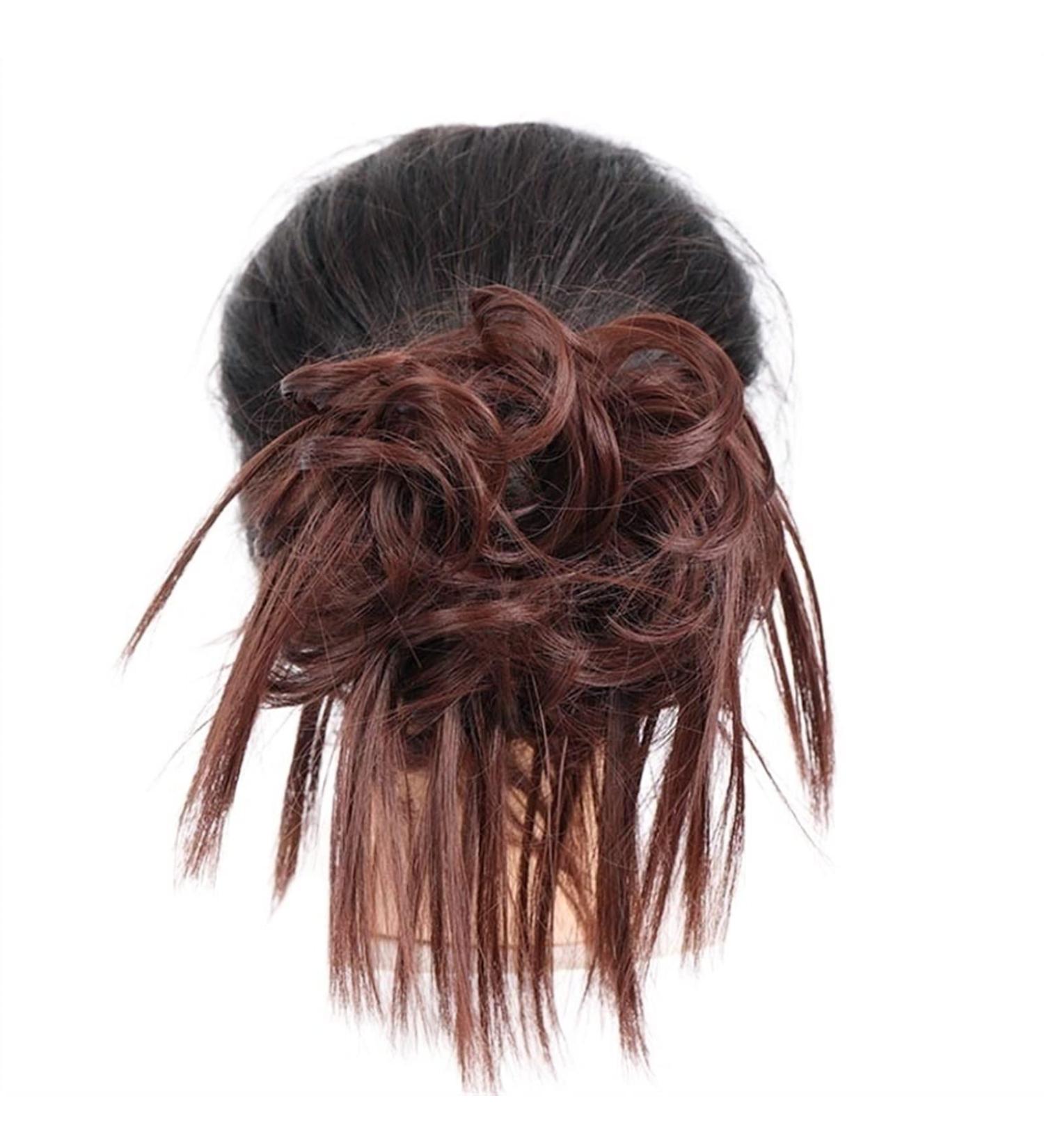 Messy Bun Hair Piece for Women Synthetic Tousled Updo Messy Bun Hair Pieces Hair Scrunchies Extensions with Elastic Band Ponytails Hair Extensions for Women Fake Hair Accessories for Women Girls 33# - Buy Online on GoSupps.com