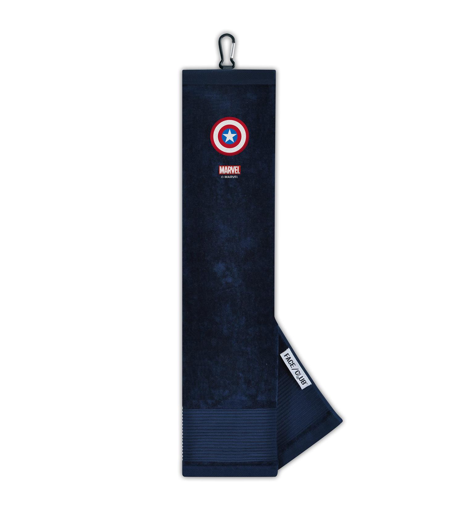 Team Effort Face/ClubTri-Fold Embroidered Golf Towel Disney Studios Marvel Captain America
