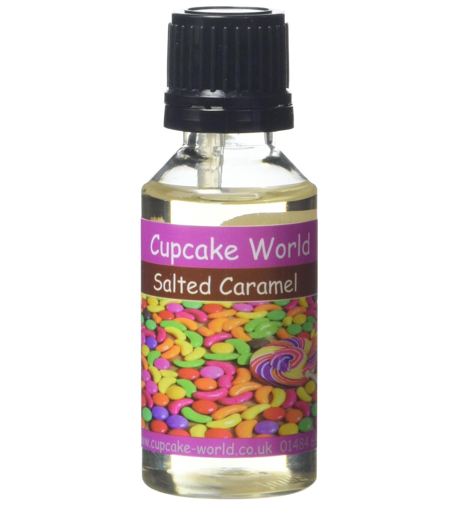 Cupcake World Salted Caramel Intense Food Flavouring 28.5 ml - Buy Online on GoSupps.com