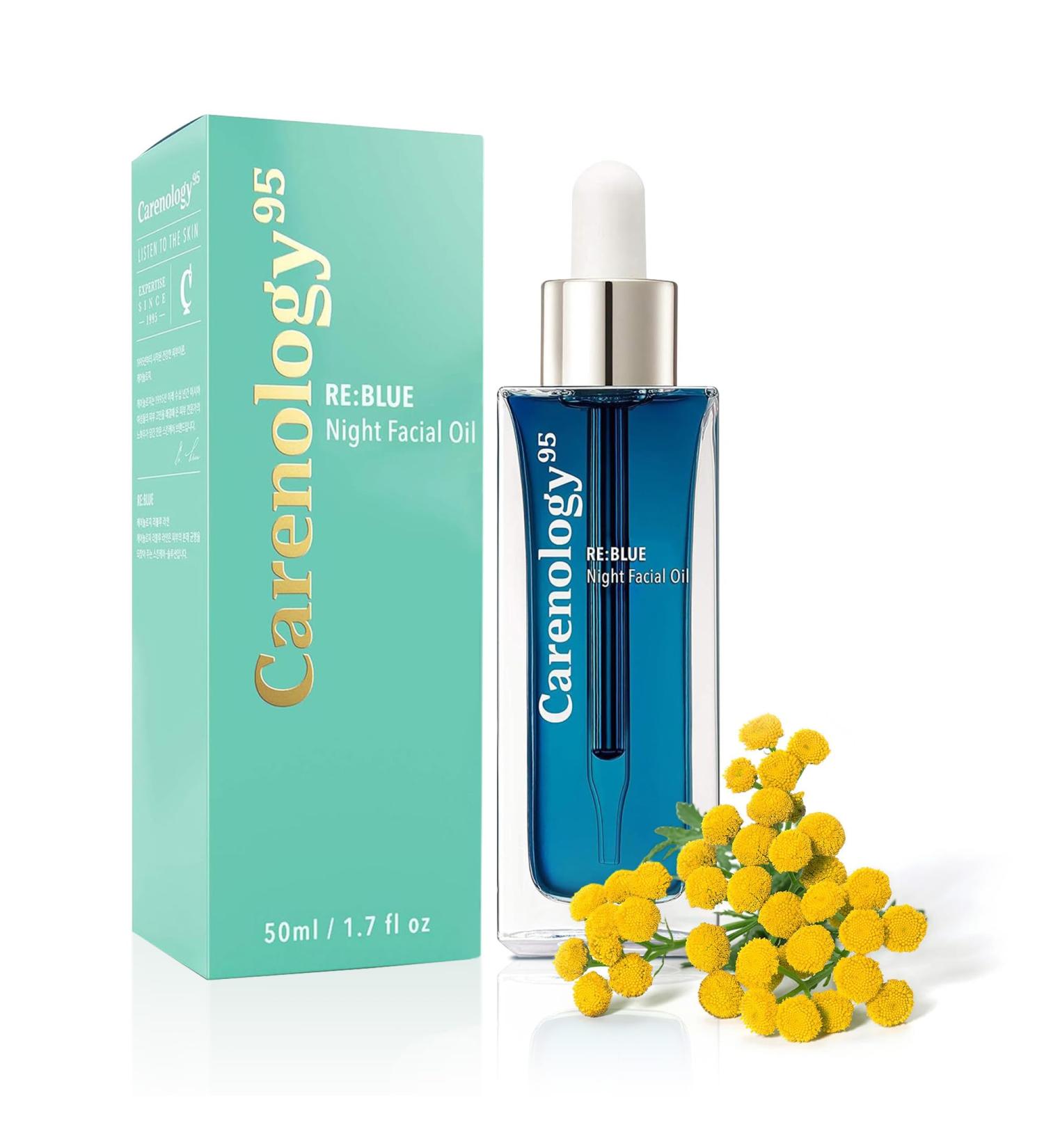 Carenology 95 - RE:BLUE Night Facial Oil 1.7 FL/OZ 50ml - Buy Online on GoSupps.com