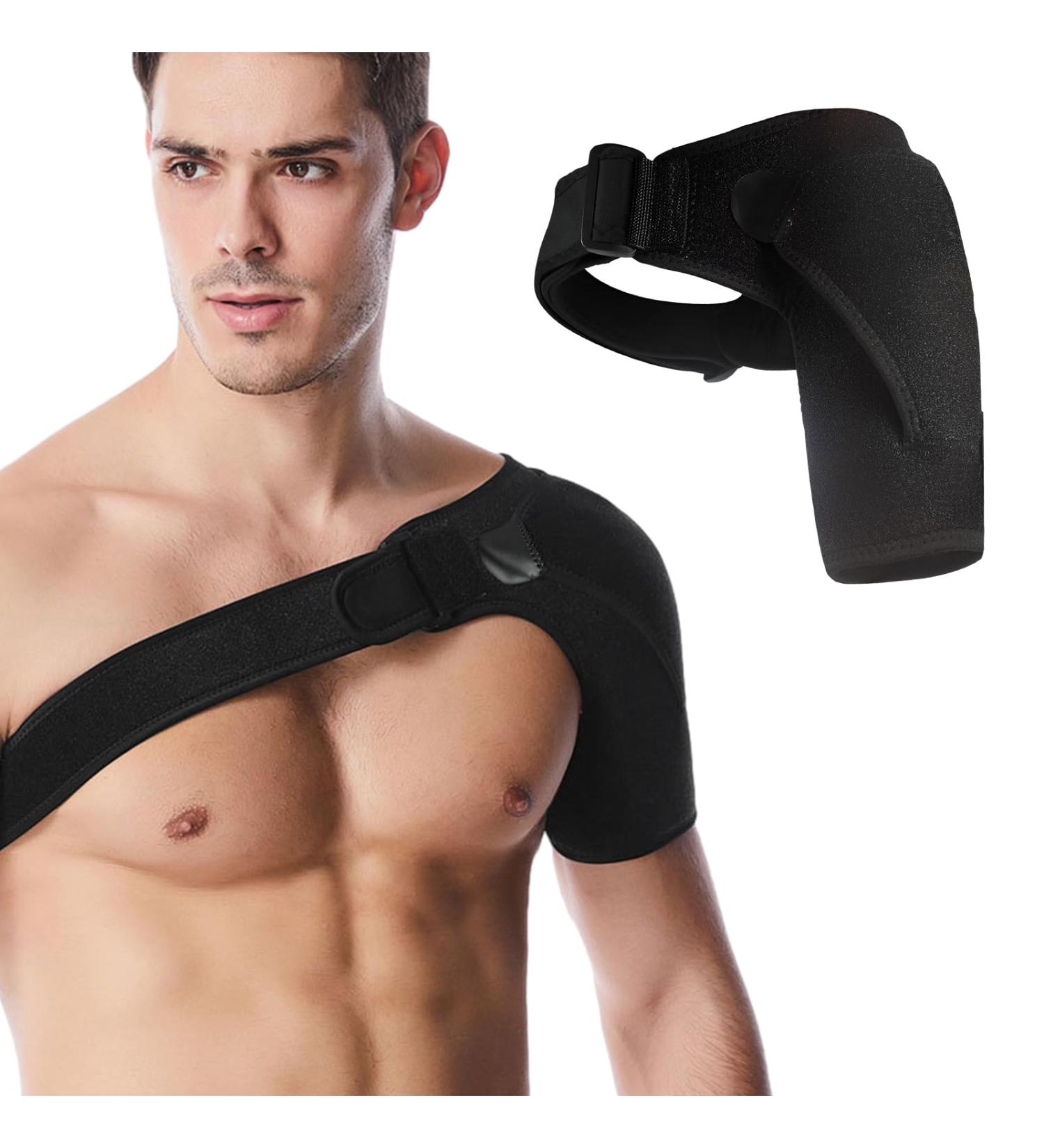 Adjustable Shoulder Brace for Women and Men - Rotator Cuff Support for Pain Relief - Buy Online on GoSupps.com