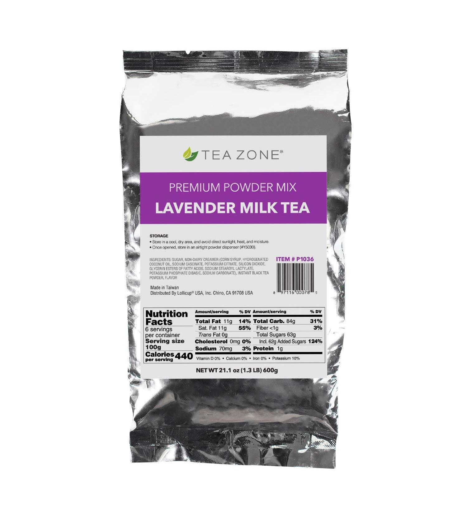 Tea Zone Lavender Milk Tea Powder - 1.32 lb - Buy Online on GoSupps.com