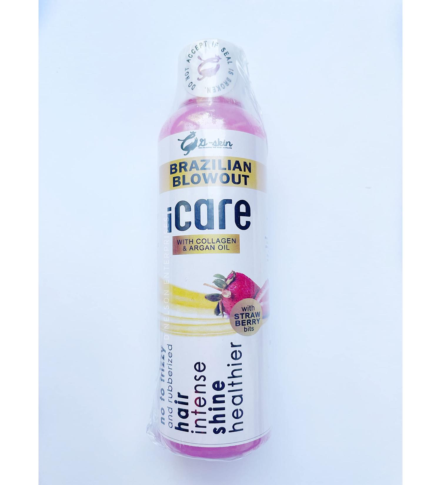 G-Skin iCare Brazilian Blowout with Collagen & Argan Oil Hair Intense Shine Treatment  100ml  Small