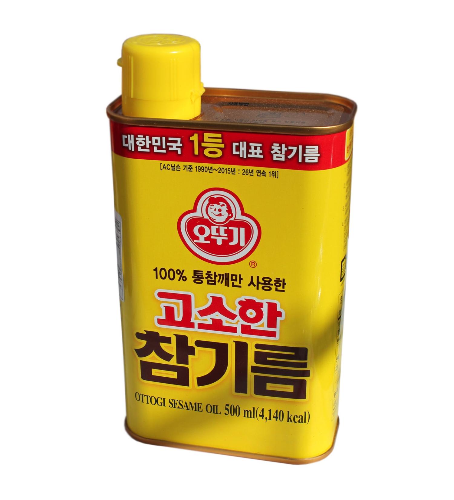 Ottogi 100% Korean Sesame Oil Roasted 1L