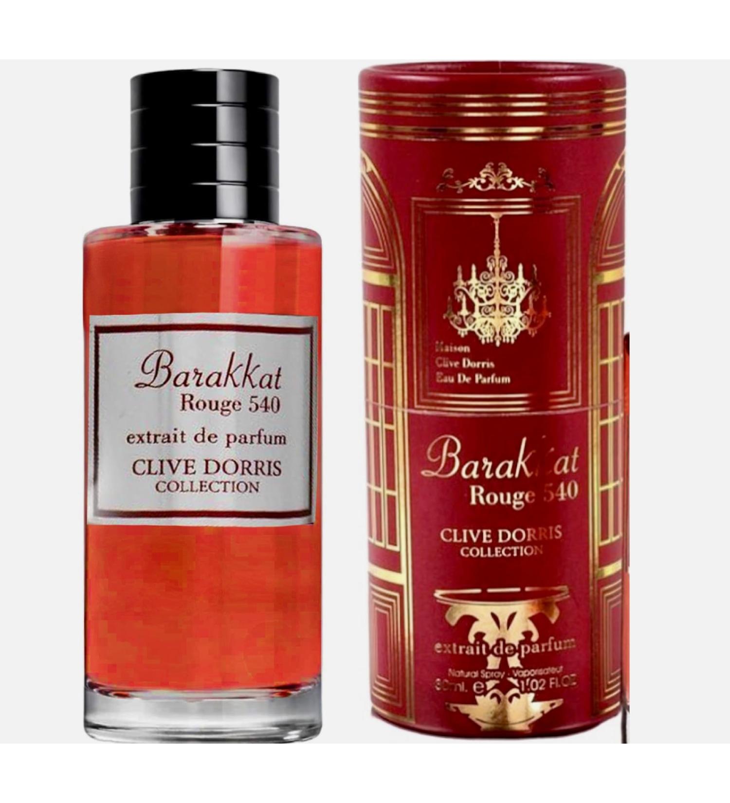 Impression of Baccarat Rouge 540 EXTRAIT Eau de Parfum - Long Lasting 30ML Concentrated Perfume Oil Spray for Men and Women - Sweet Seductive Fragrance Lasts 8-12 Hours