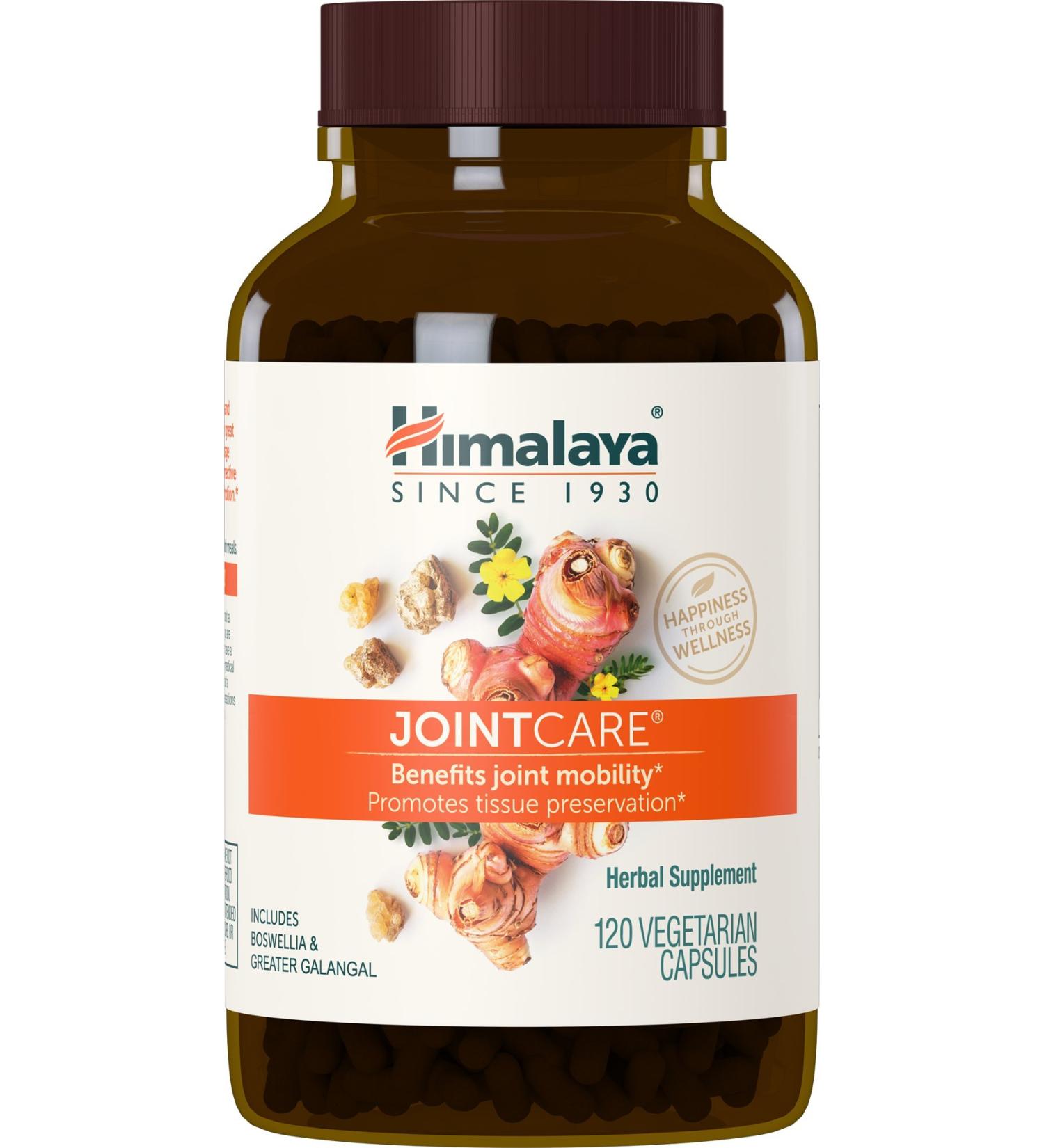 Himalaya JointCare - 120 Vegetarian Capsules for Joint Health & Mobility - Buy Online on GoSupps.com